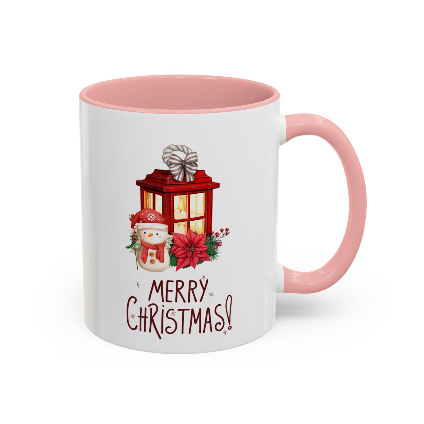 “Merry Christmas “Accent Coffee Mug (11, 15oz)