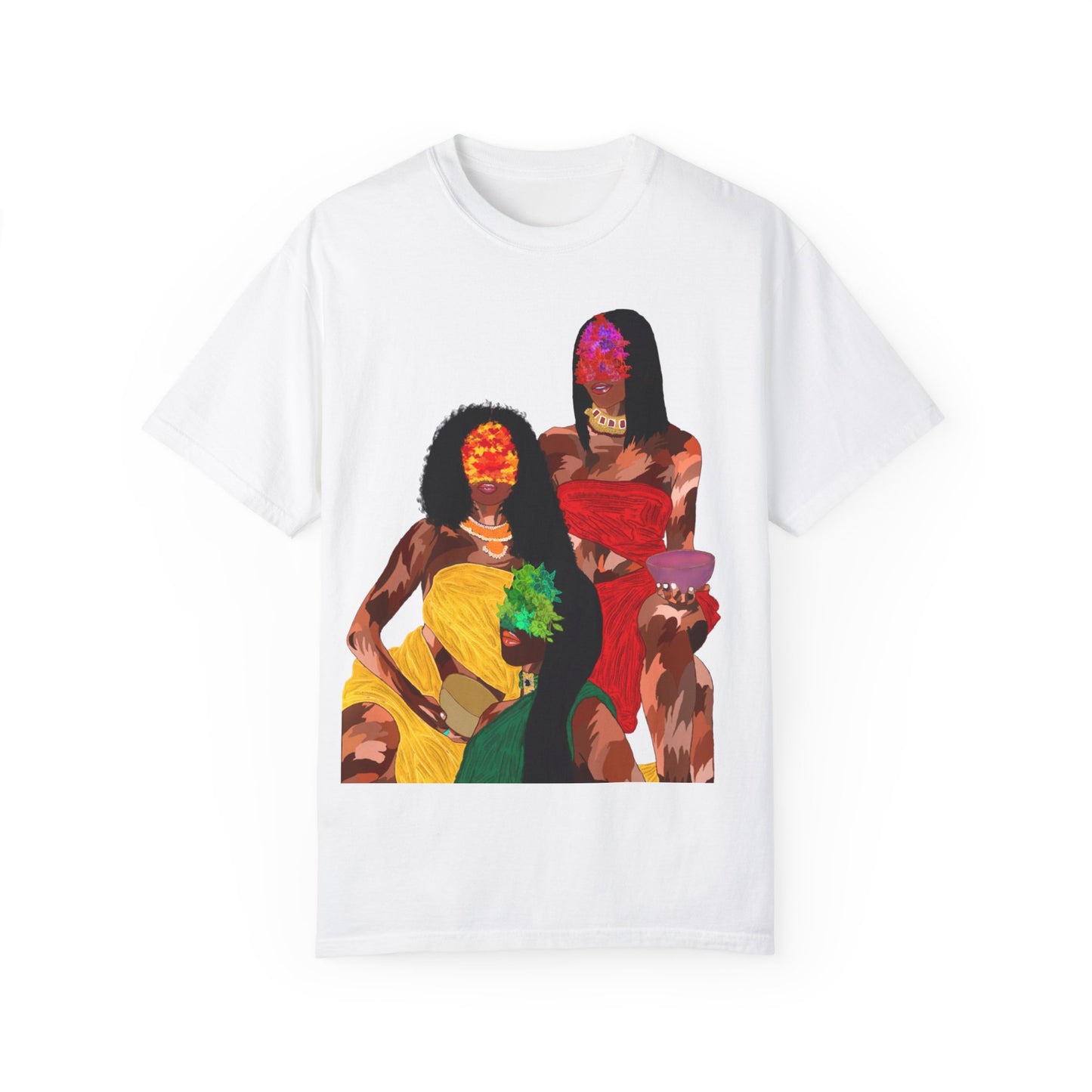 “Blossom melanin” Unisex Garment-Dyed T-shirt