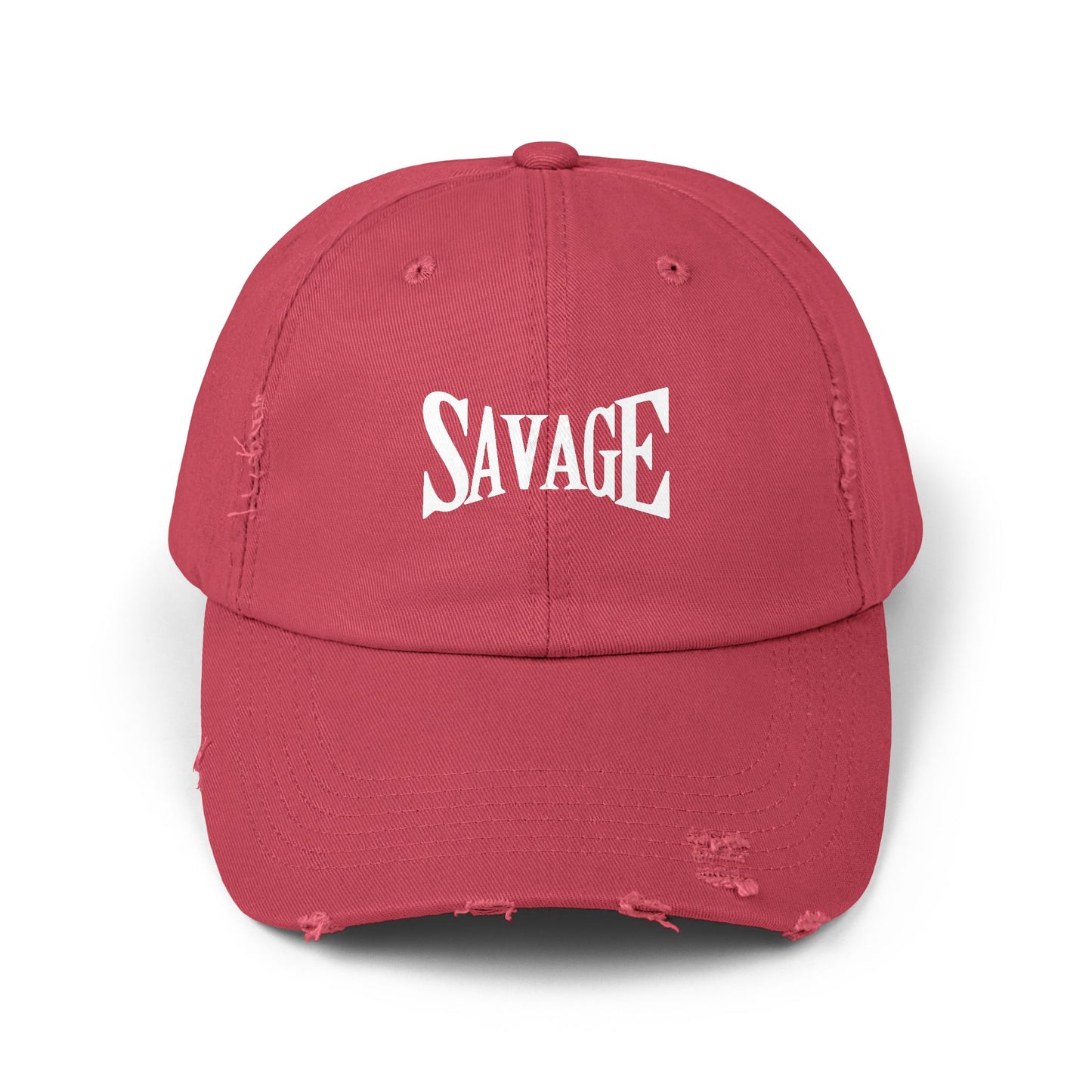 “Savage”Unisex Distressed Cap