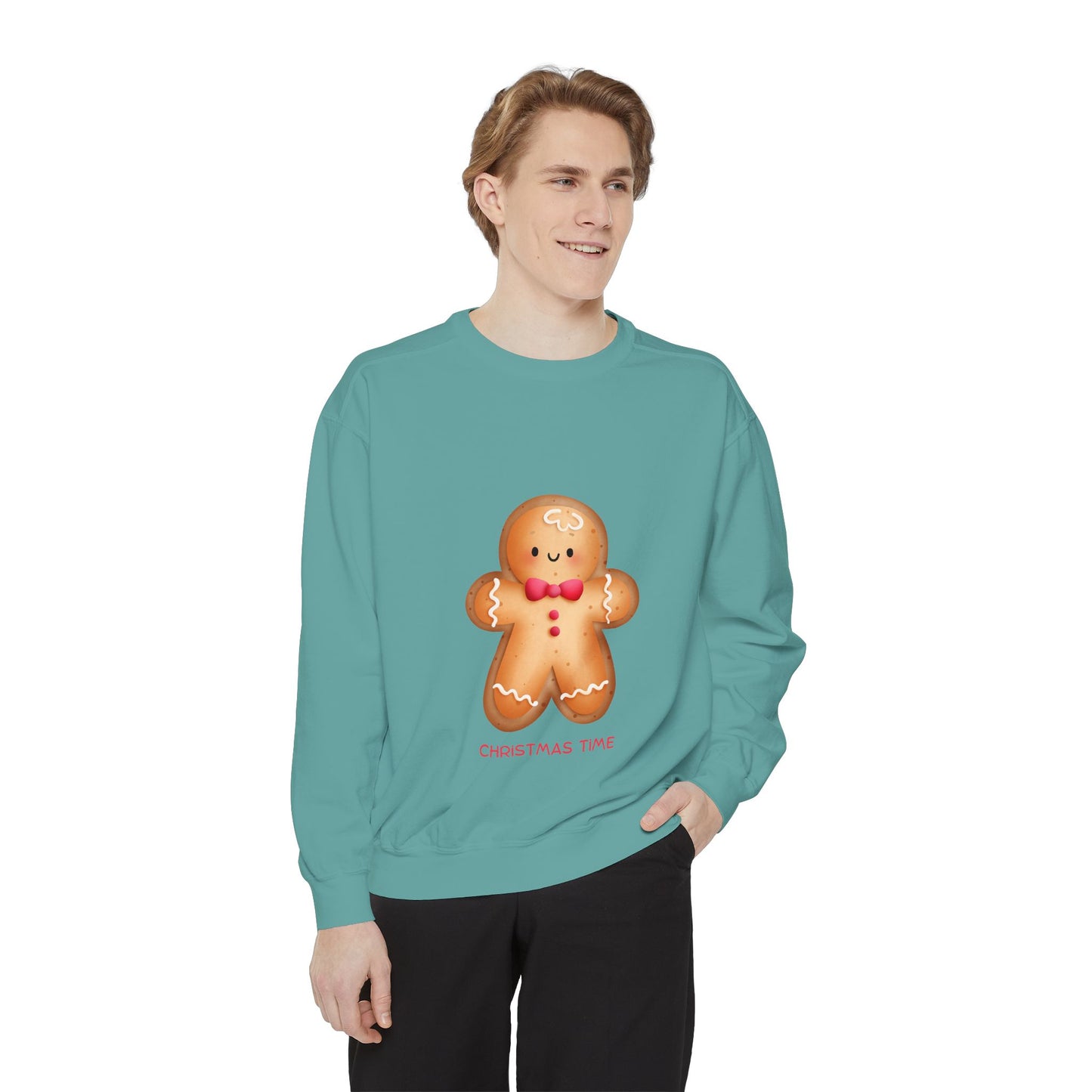 "Cookies, little man" Unisex Garment-Dyed Sweatshirt