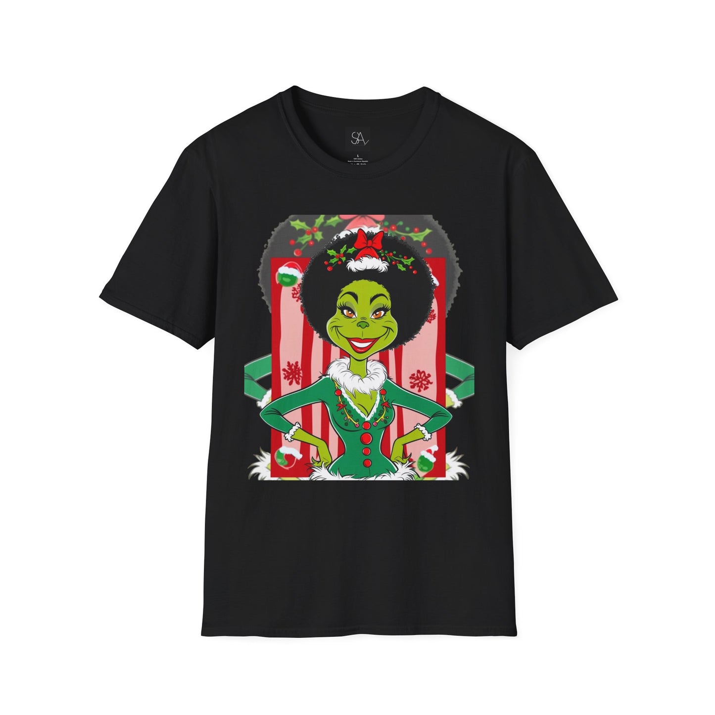 "Chocolate Grinch" Unisex Softstyle T-Shirt