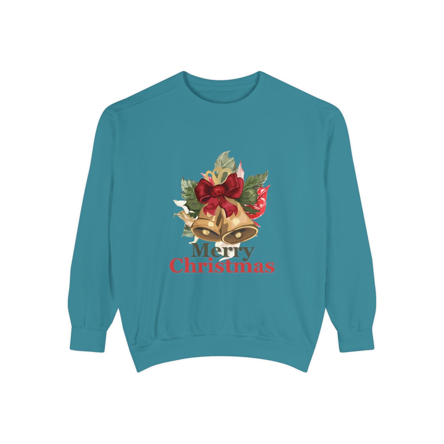 “Christmas Jingle Bells”Unisex Garment-Dyed Sweatshirt