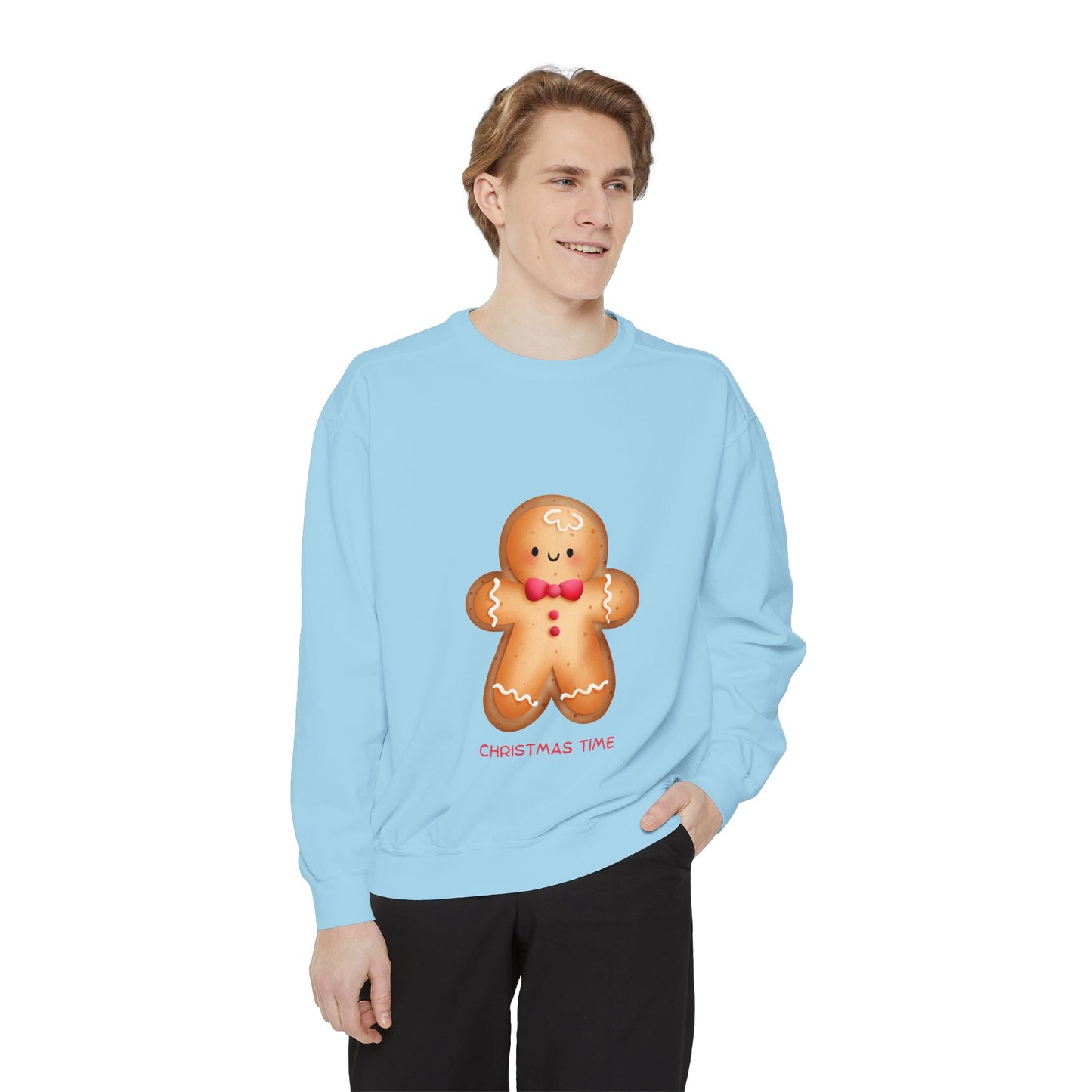 "Cookies, little man" Unisex Garment-Dyed Sweatshirt