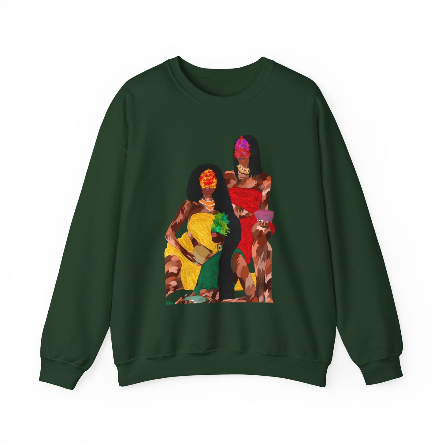 “Melanin Women”Unisex Heavy Blend™ Crewneck Sweatshirt