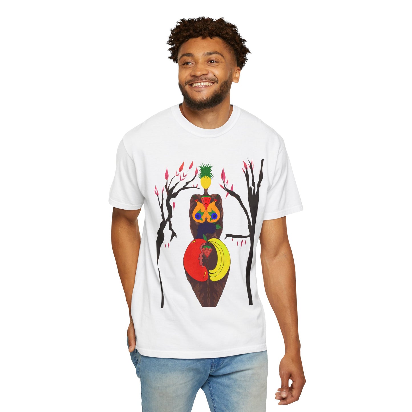 "Melanin Fruity Body" Unisex Garment-Dyed T-shirt