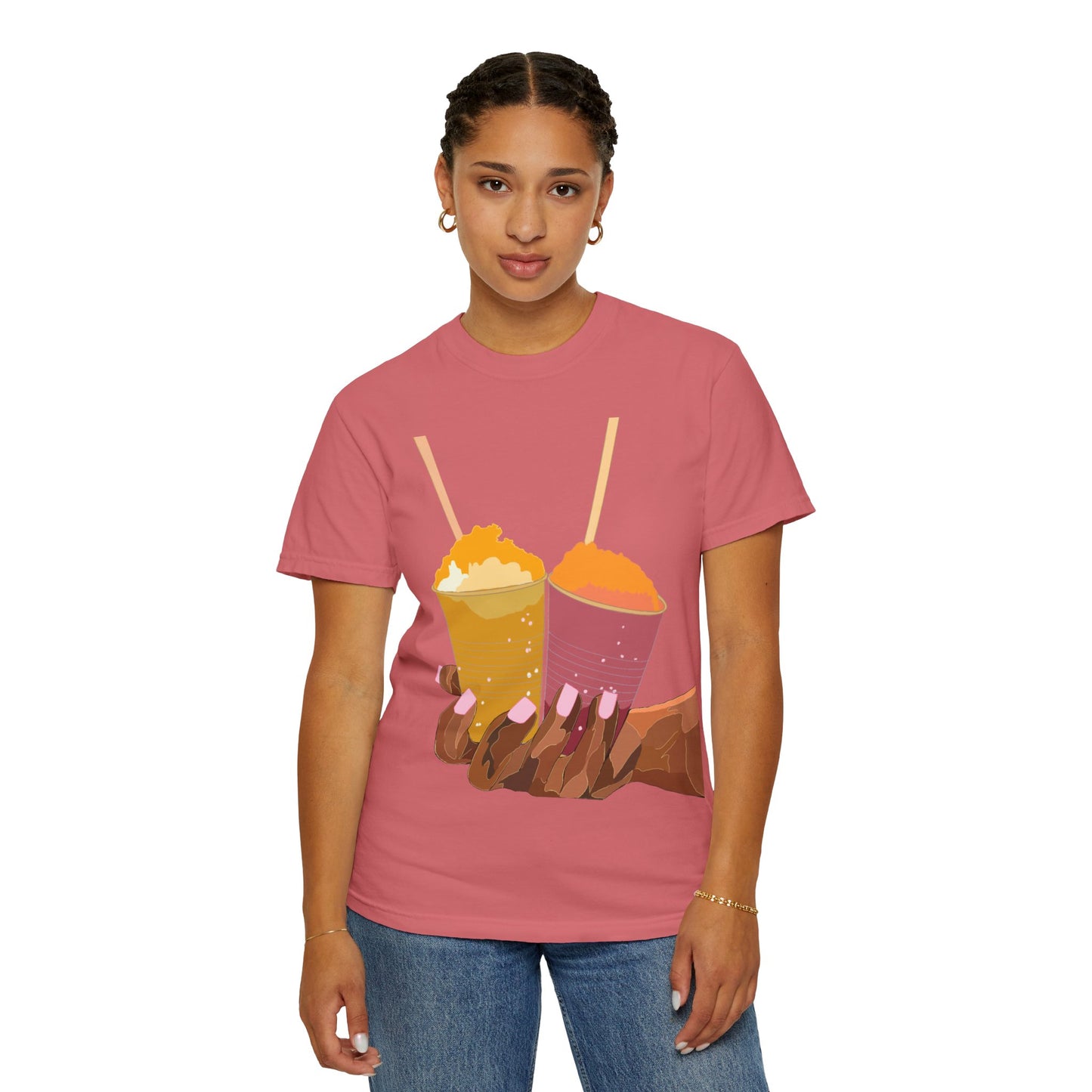 " Tropical Melanin" Unisex Garment-Dyed T-shirt