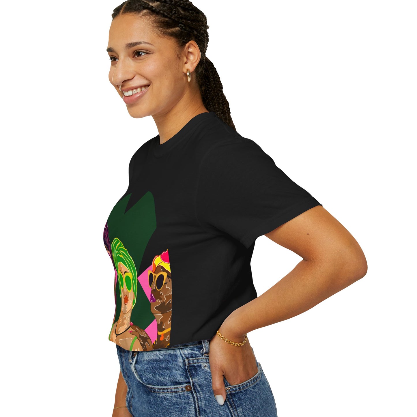 “Melaninpoppin” Unisex Garment-Dyed T-shirt