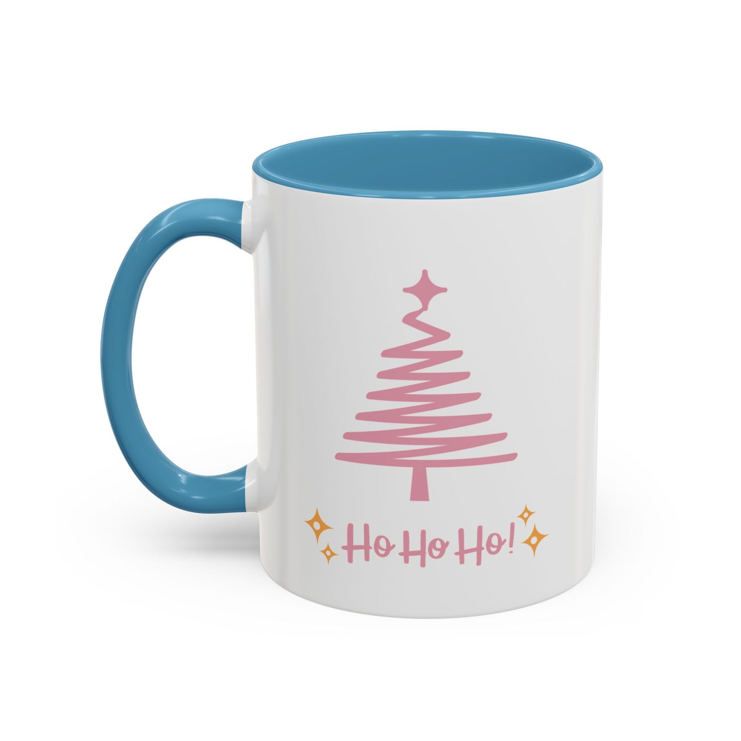 “Pink Christmas tree” Accent Coffee Mug (11, 15oz)