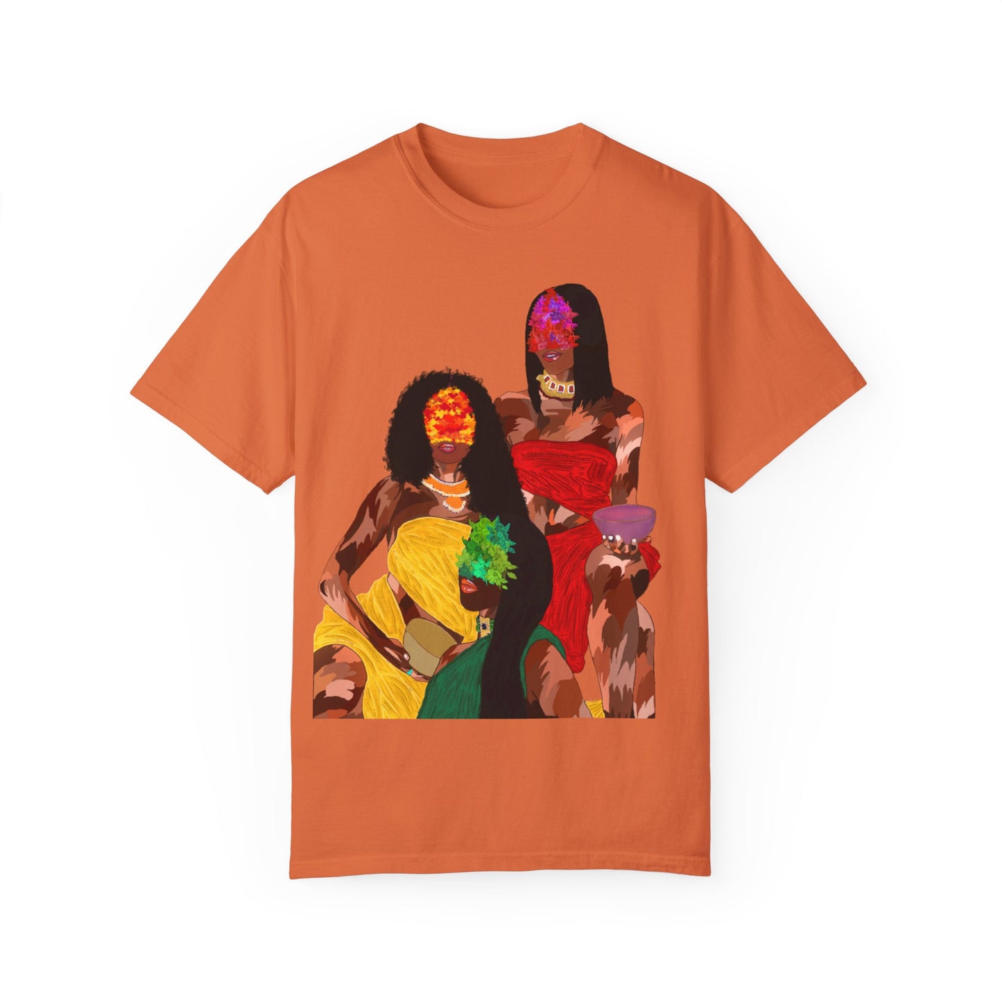 “Blossom melanin” Unisex Garment-Dyed T-shirt