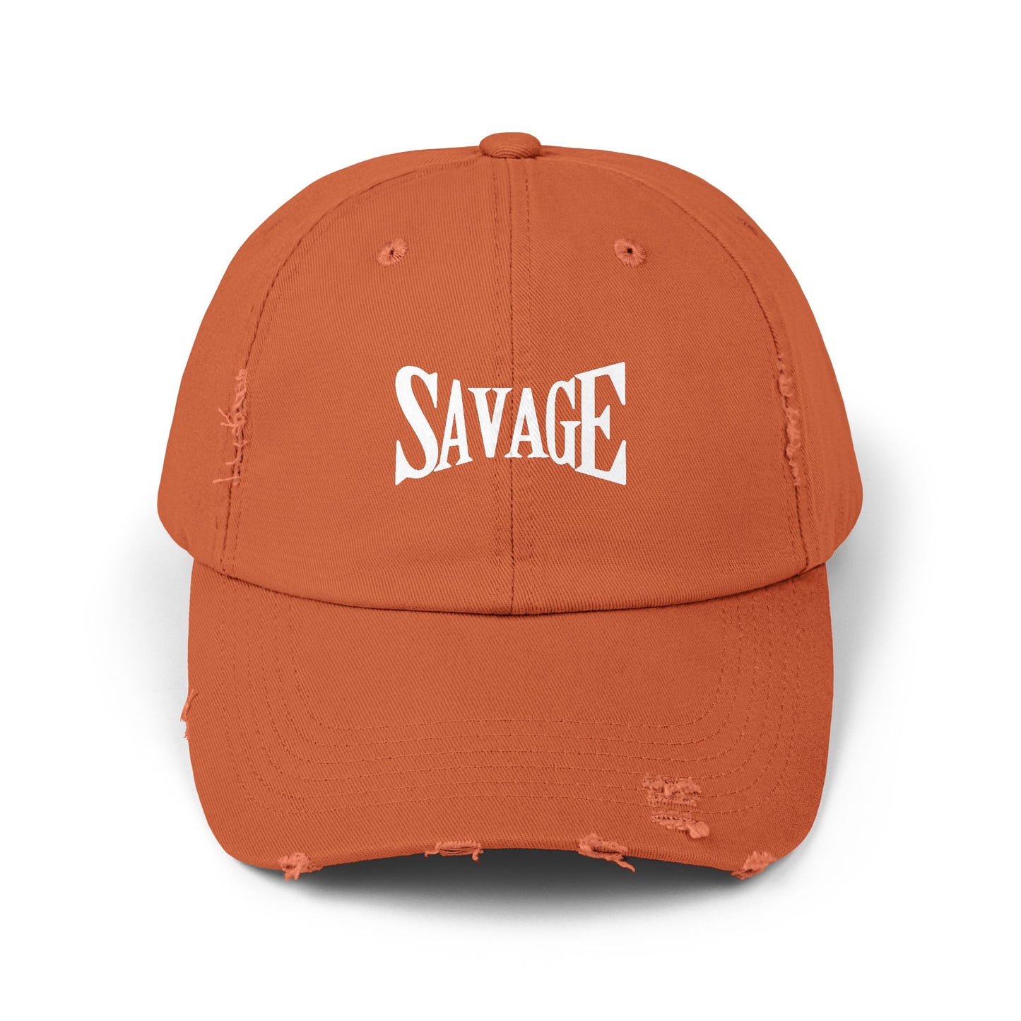 “Savage”Unisex Distressed Cap