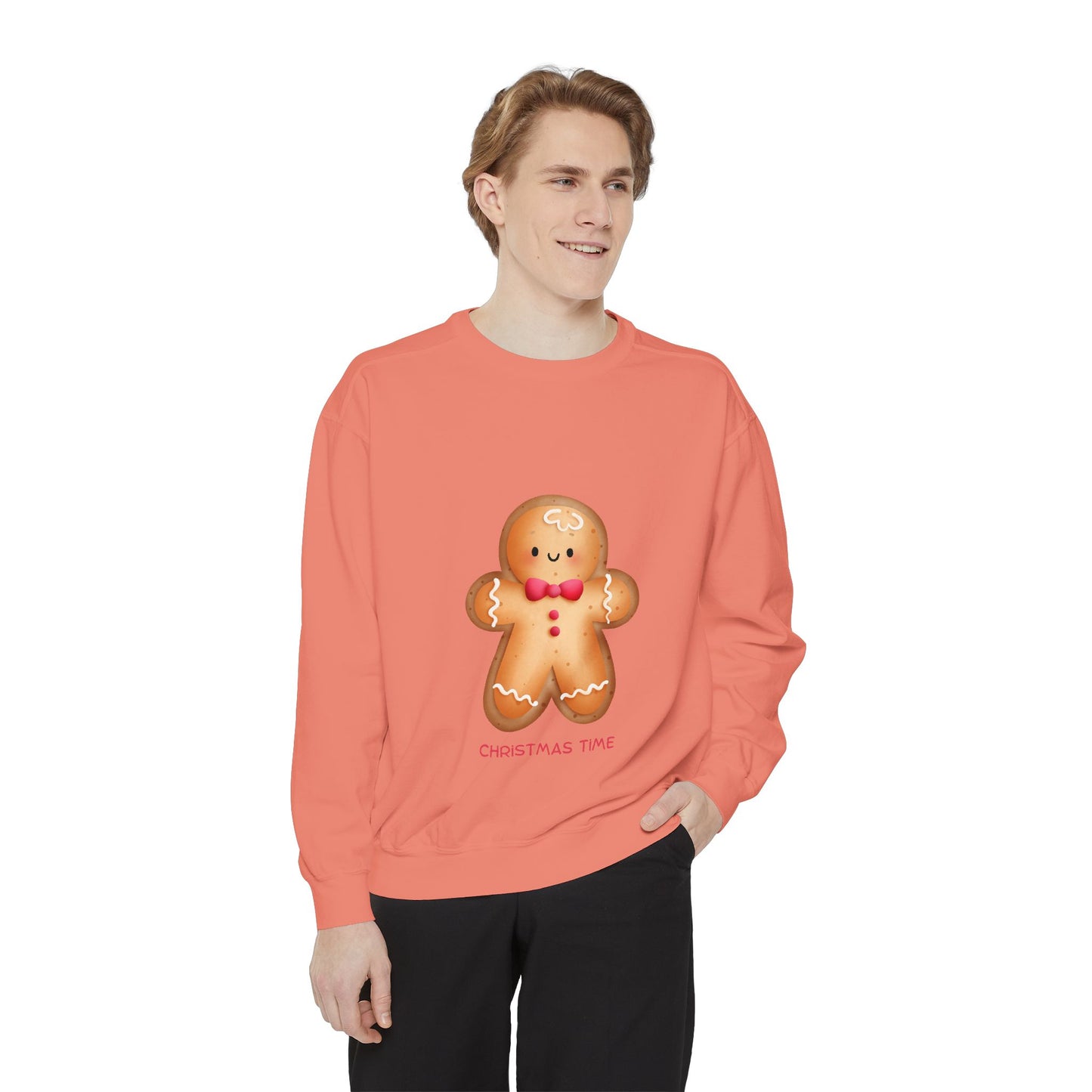 "Cookies, little man" Unisex Garment-Dyed Sweatshirt