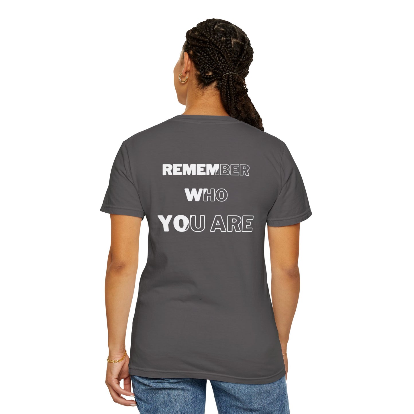 "1804, Remember who you are" Unisex Garment-Dyed T-shirt