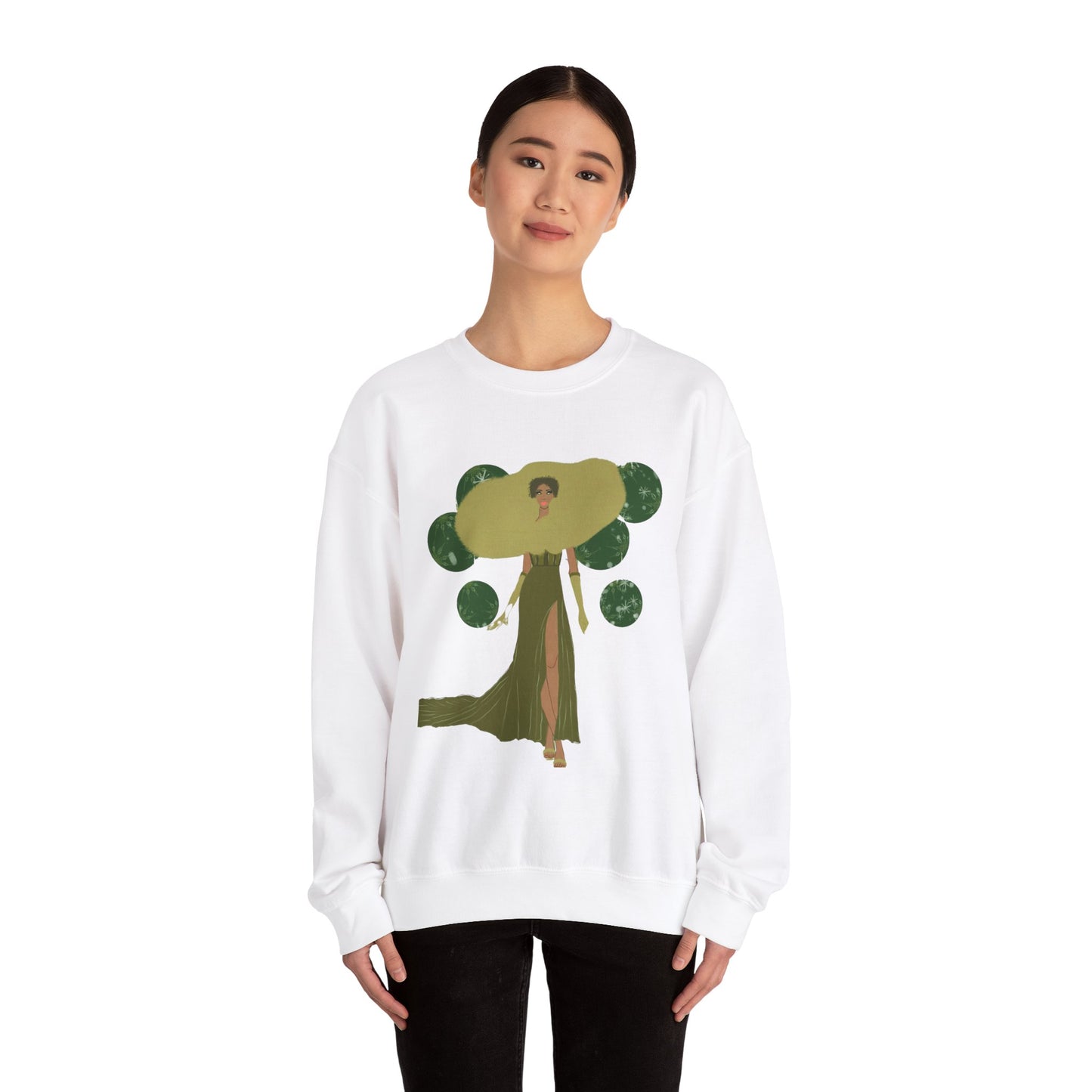 "Christmas princess" Unisex Heavy Blend™ Crewneck Sweatshirt