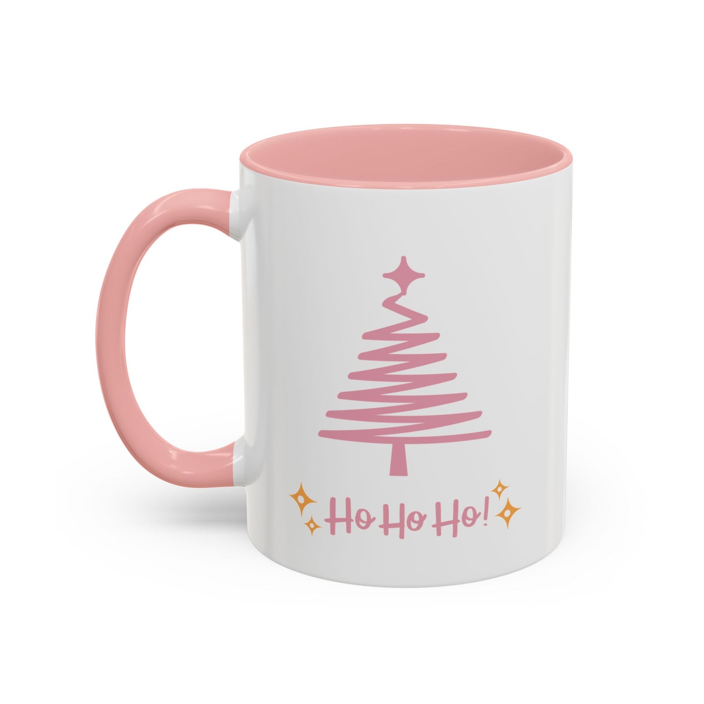 “Pink Christmas tree” Accent Coffee Mug (11, 15oz)