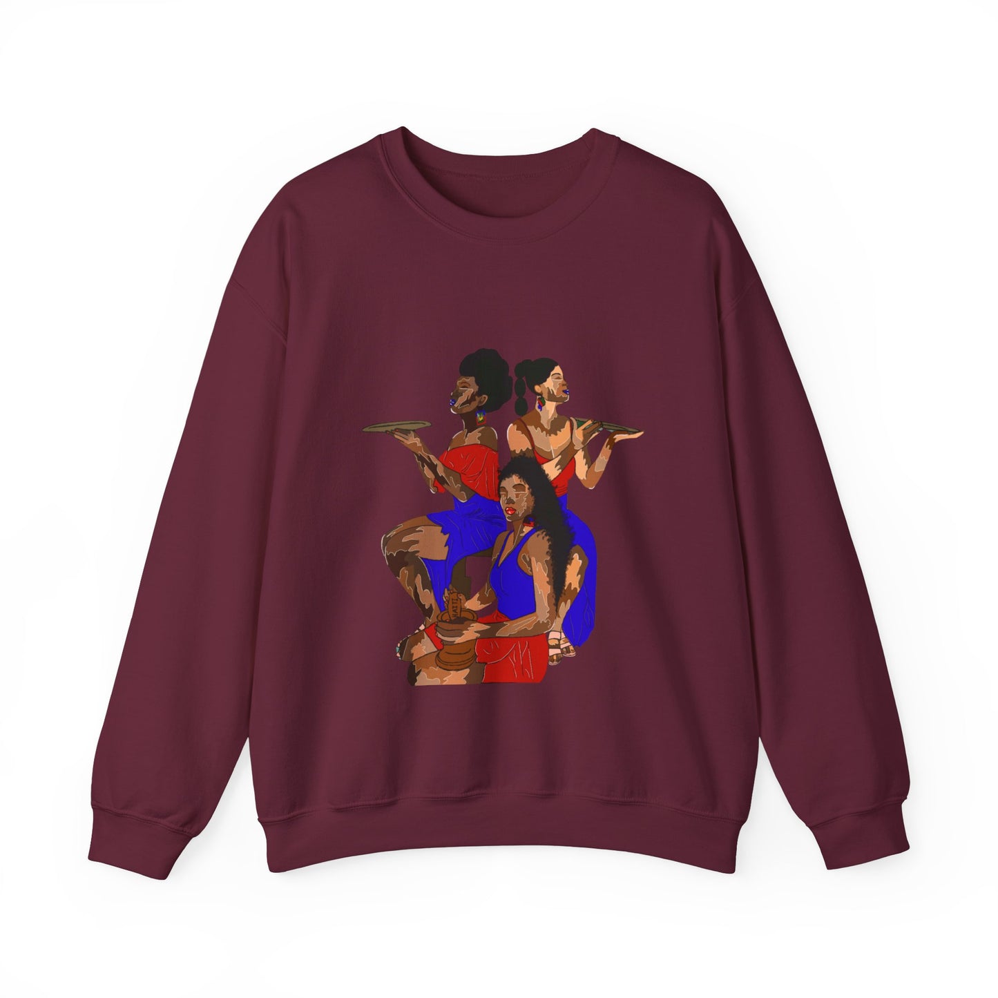 "Haitian women" Unisex Heavy Blend™ Crewneck Sweatshirt