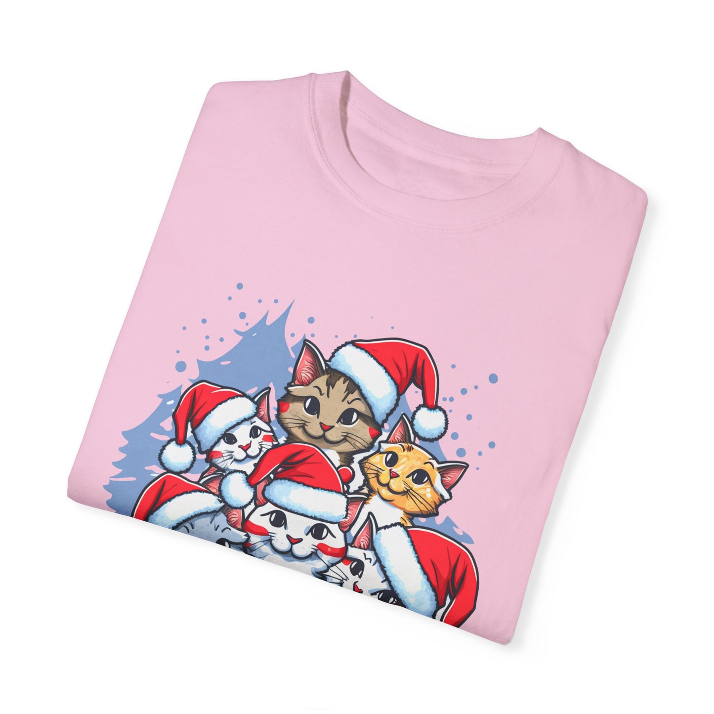 "Meawy Christmas" Unisex Garment-Dyed T-shirt