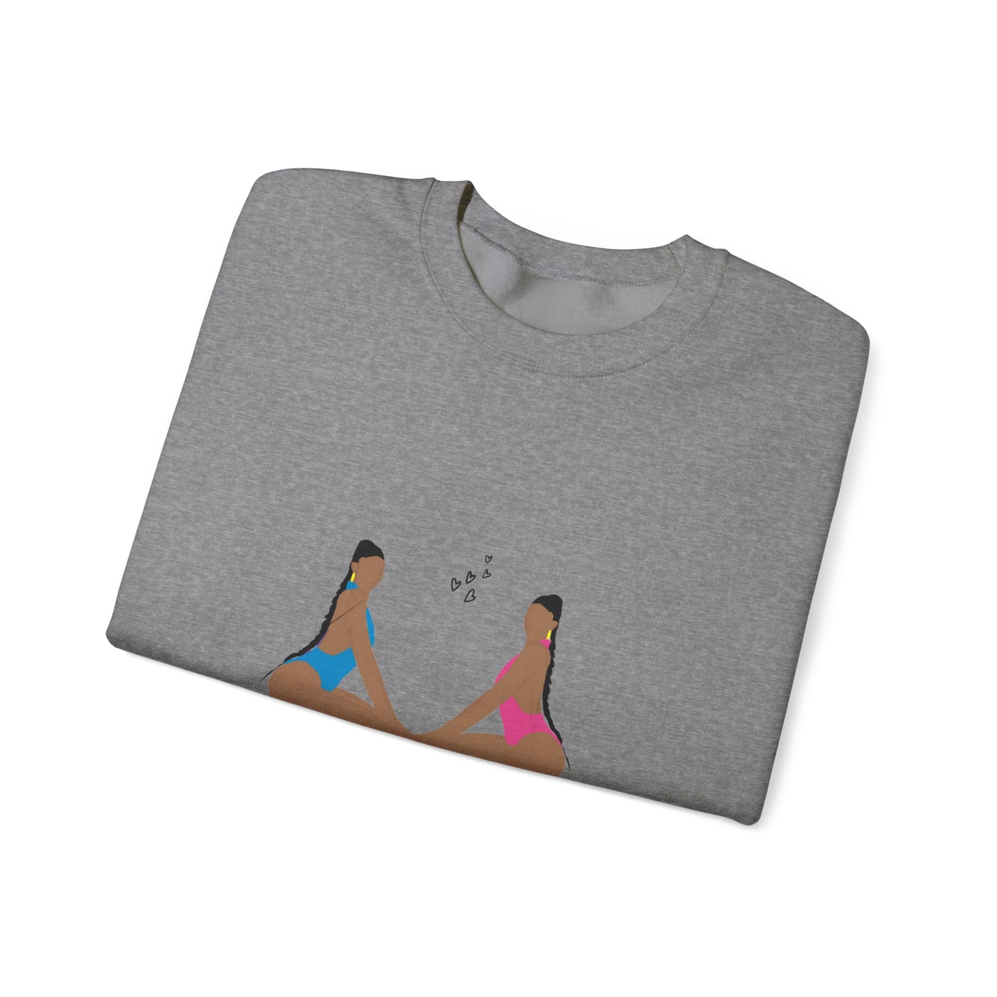 "Best Tea, besties" Unisex Heavy Blend™ Crewneck Sweatshirt