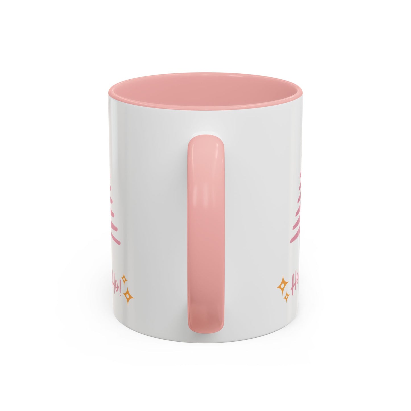 “Pink Christmas tree” Accent Coffee Mug (11, 15oz)