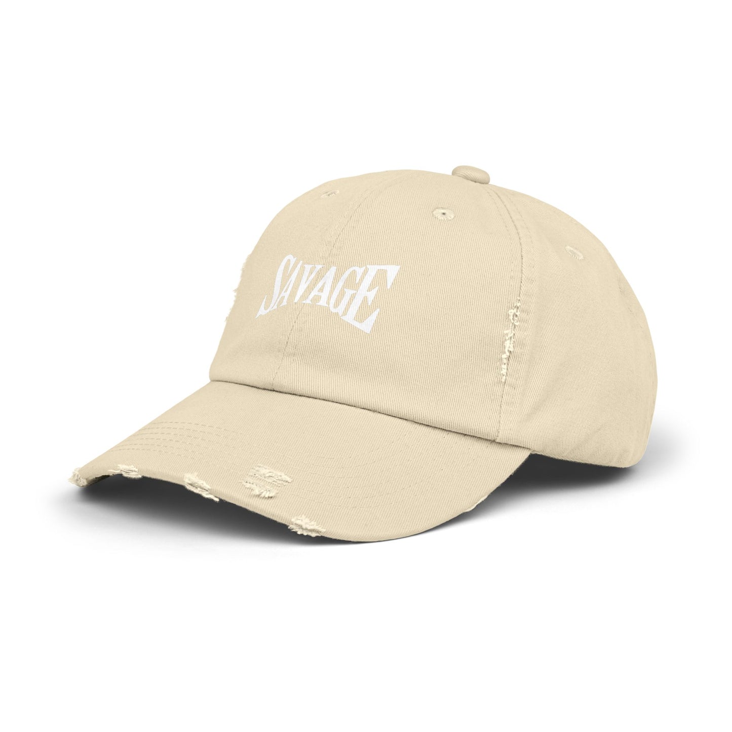 “Savage”Unisex Distressed Cap