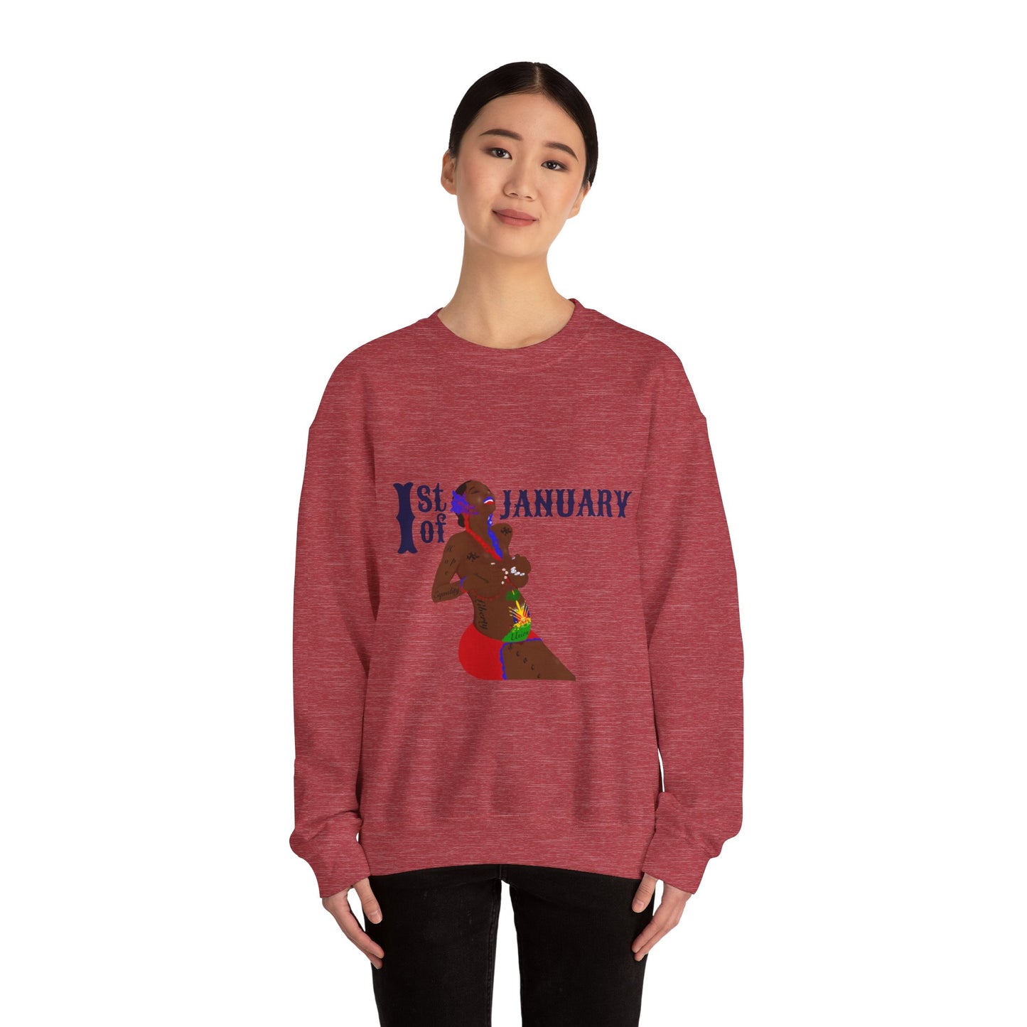 “1st of January” Copy of Unisex Heavy Blend™ Crewneck Sweatshirt