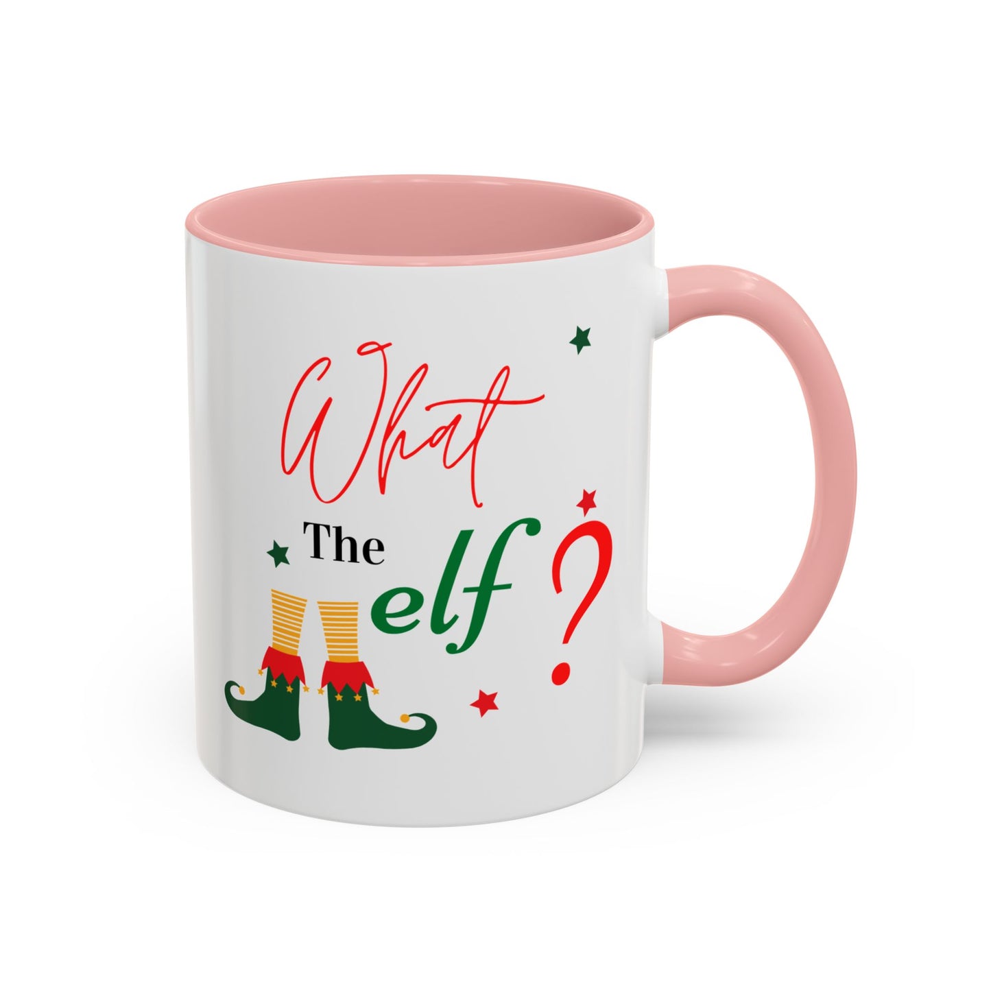 “What the elf”Accent Coffee Mug (11, 15oz)