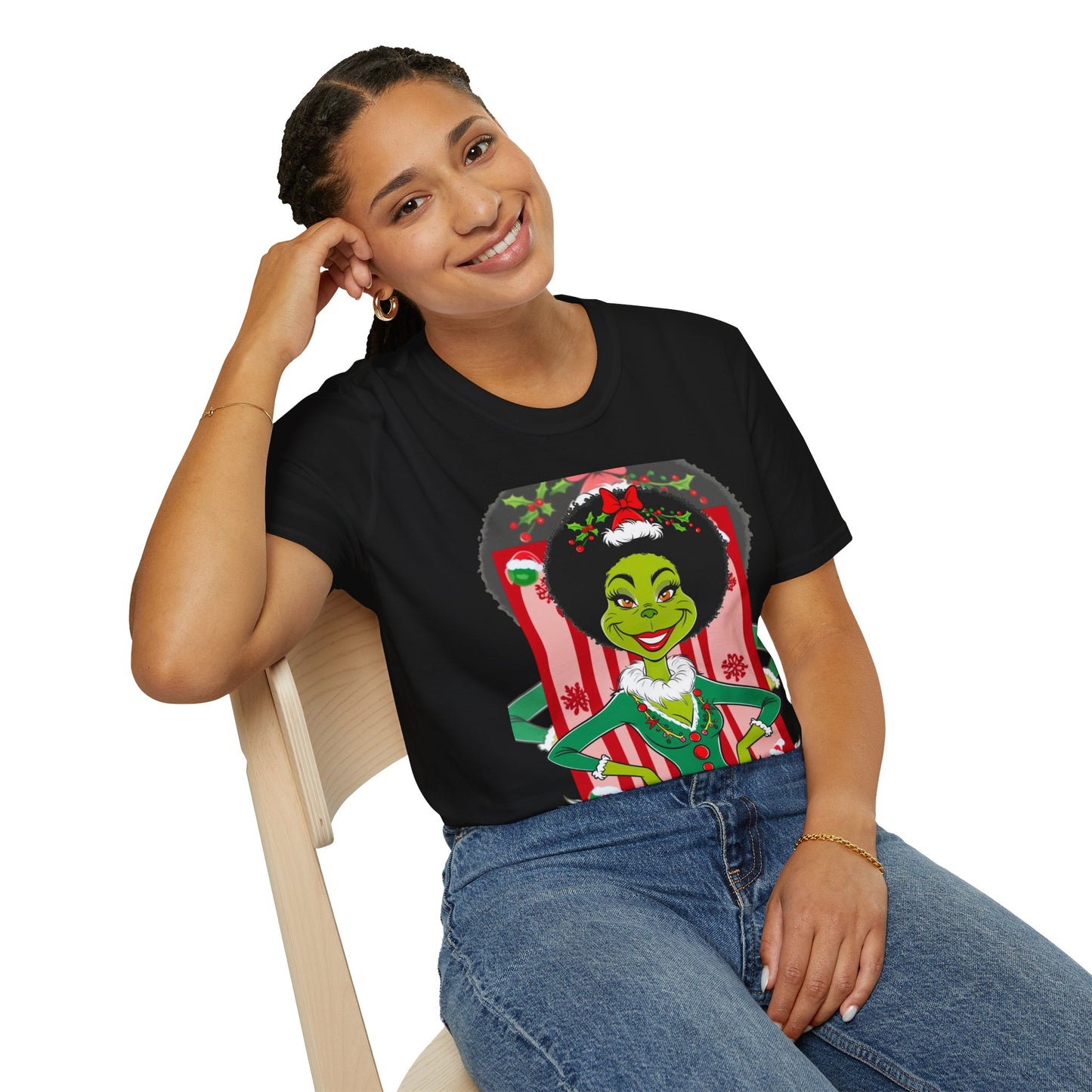 "Chocolate Grinch" Unisex Softstyle T-Shirt