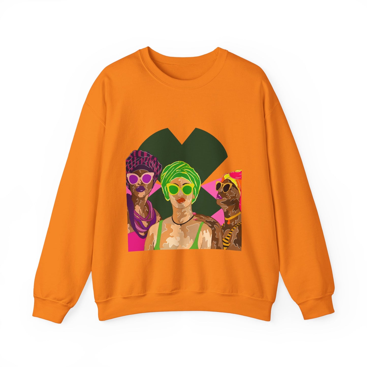 “Black Caribbean women”Unisex Heavy Blend™ Crewneck Sweatshirt