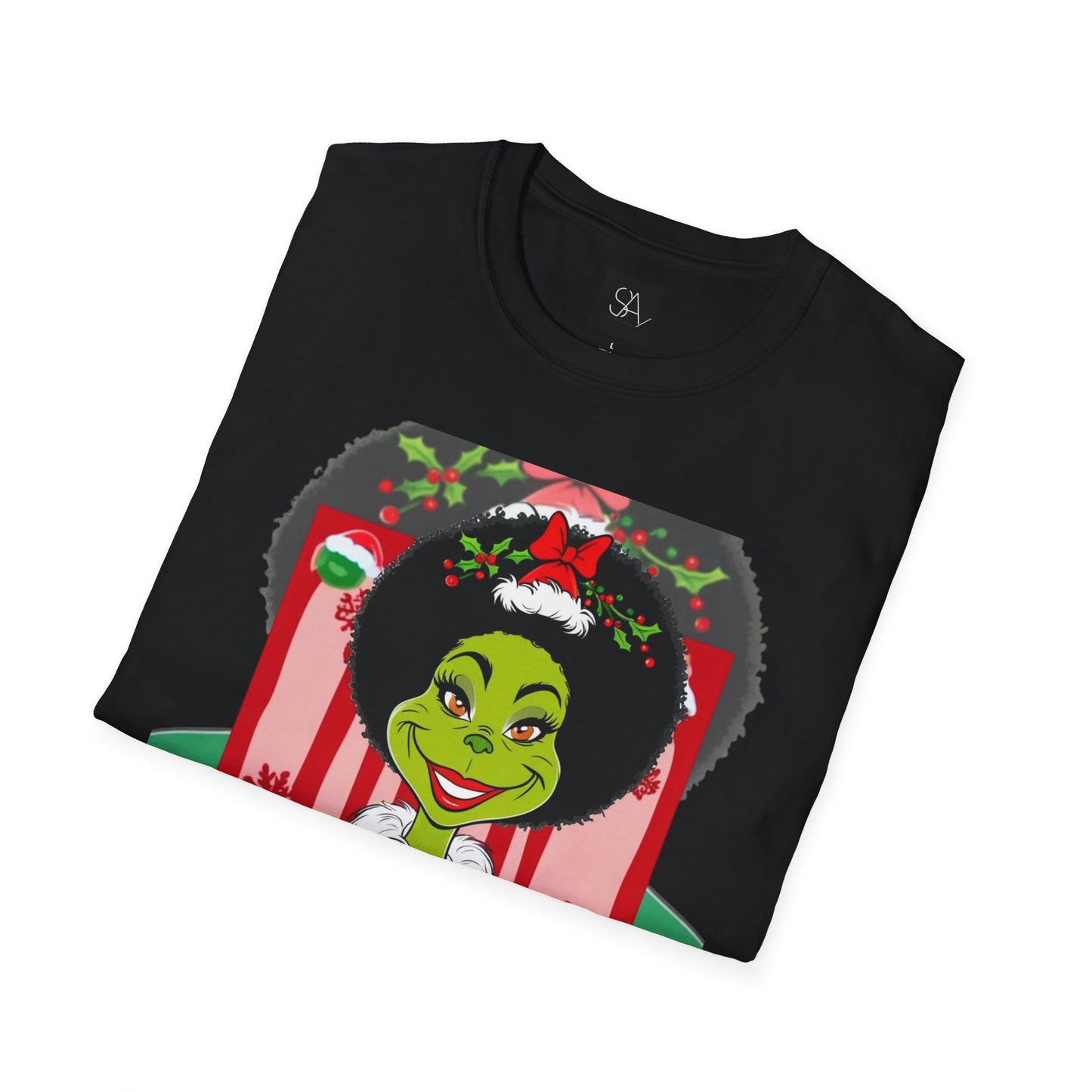 "Chocolate Grinch" Unisex Softstyle T-Shirt