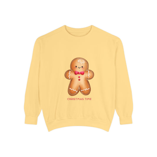 "Cookies, little man" Unisex Garment-Dyed Sweatshirt