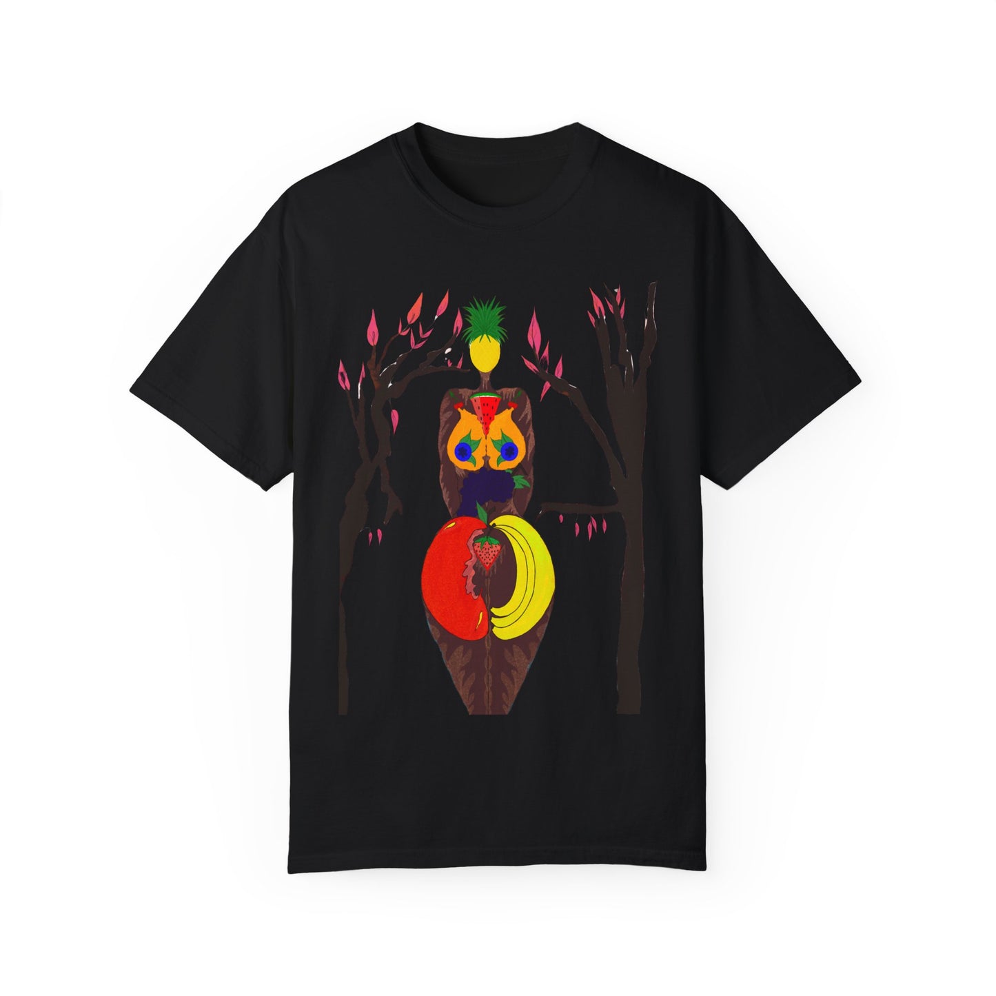 "Melanin Fruity Body" Unisex Garment-Dyed T-shirt