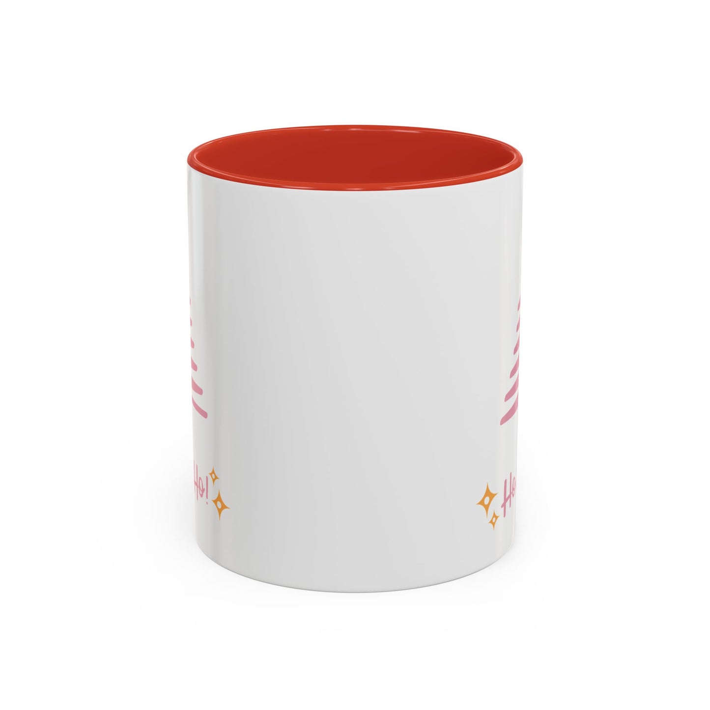 “Pink Christmas tree” Accent Coffee Mug (11, 15oz)