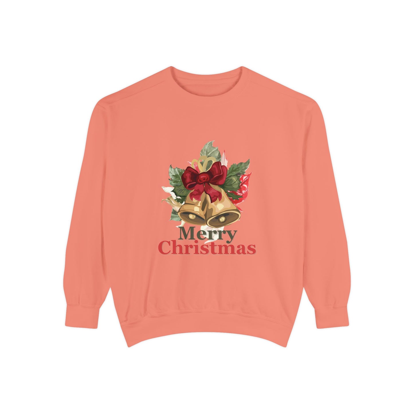 “Christmas Jingle Bells”Unisex Garment-Dyed Sweatshirt