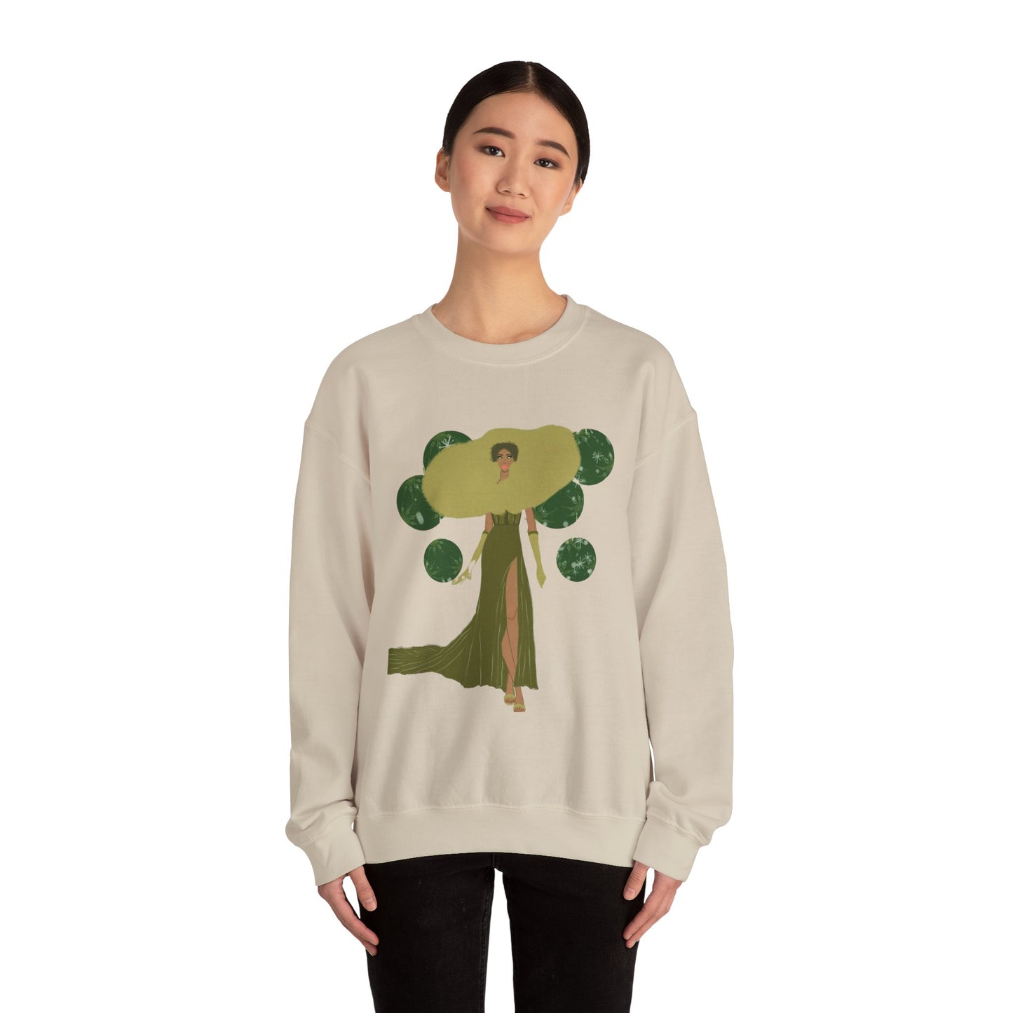 "Christmas princess" Unisex Heavy Blend™ Crewneck Sweatshirt