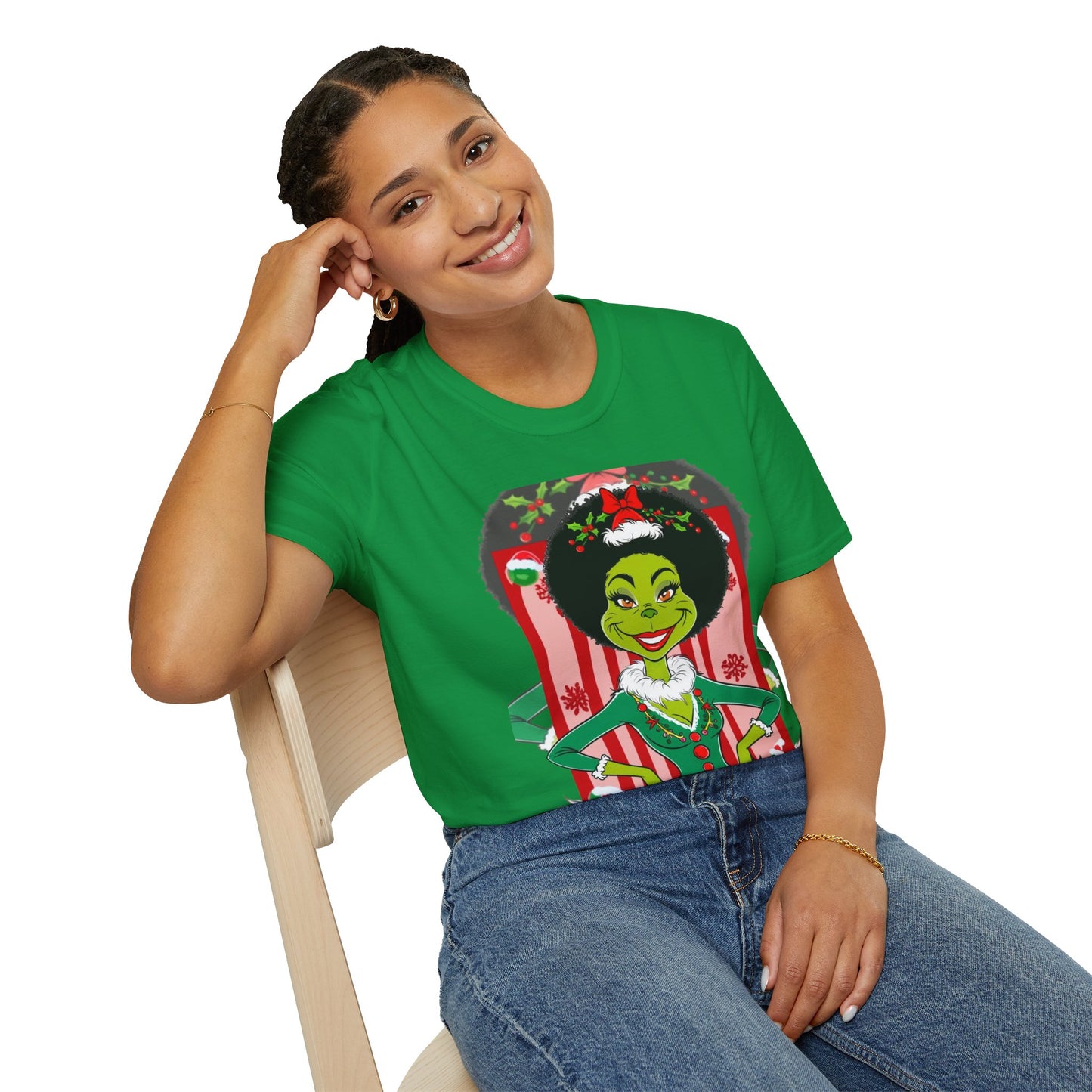 "Chocolate Grinch" Unisex Softstyle T-Shirt