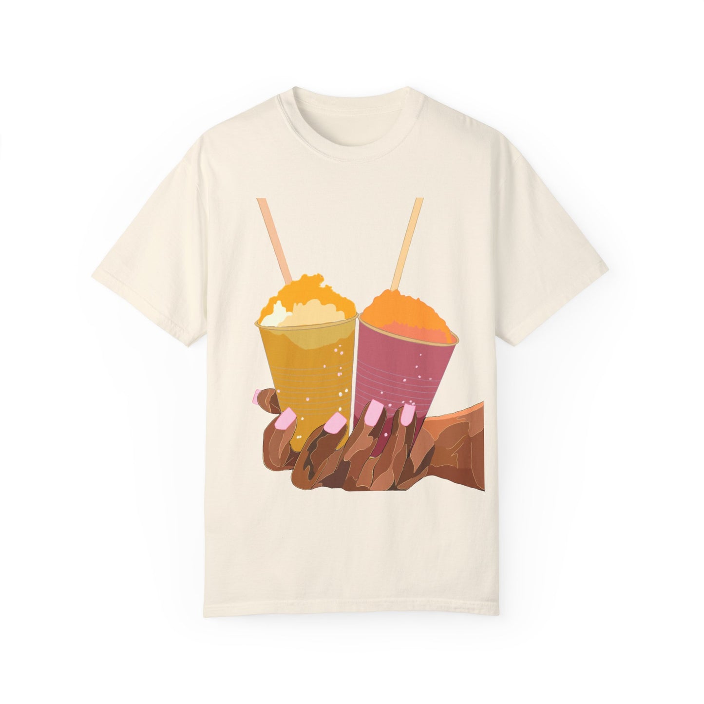 " Tropical Melanin" Unisex Garment-Dyed T-shirt