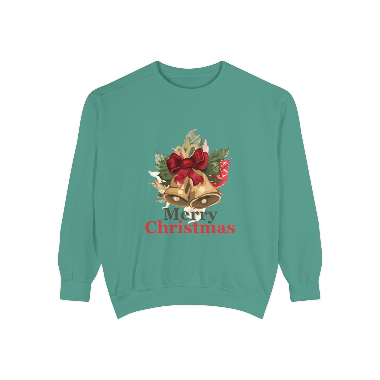 “Christmas Jingle Bells”Unisex Garment-Dyed Sweatshirt