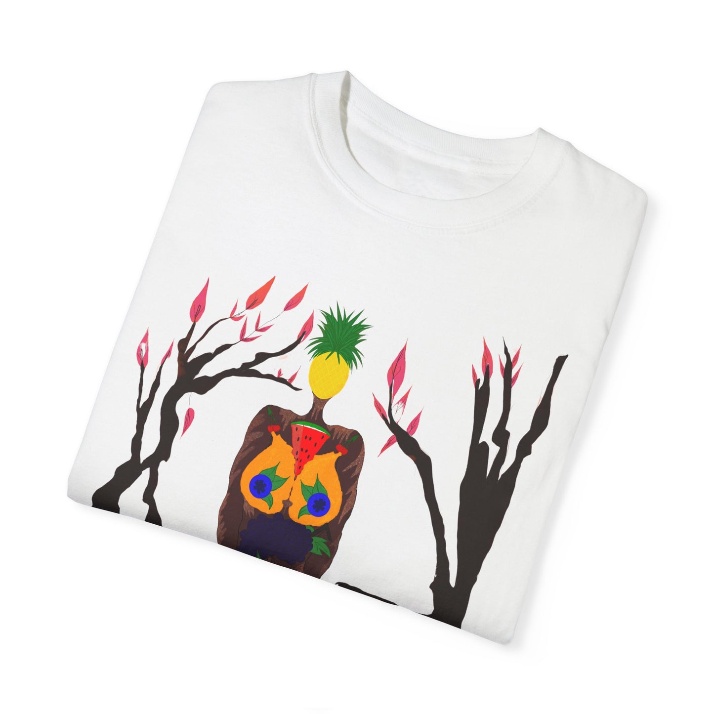 "Melanin Fruity Body" Unisex Garment-Dyed T-shirt