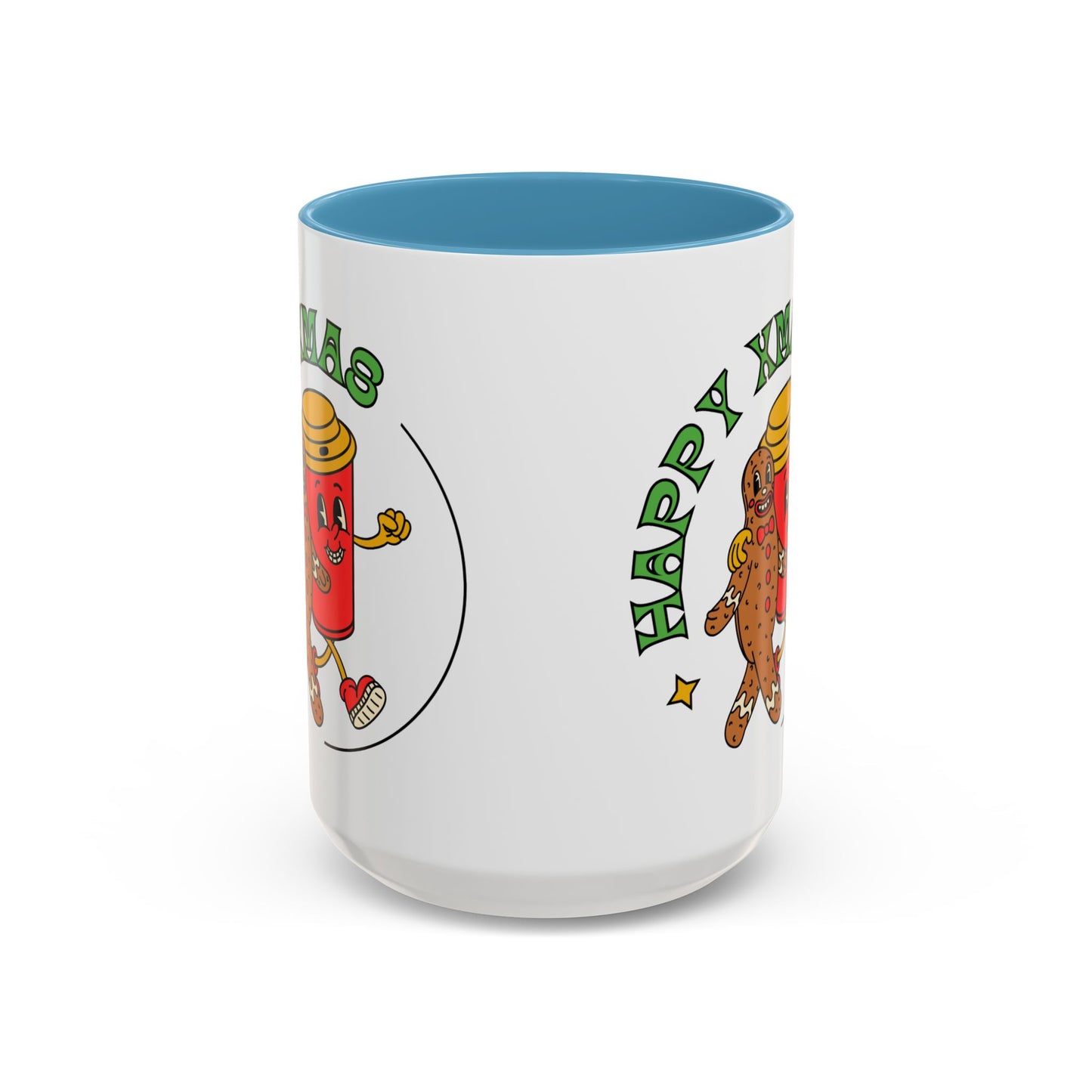 “Happy Xmas”Accent Coffee Mug (11, 15oz)