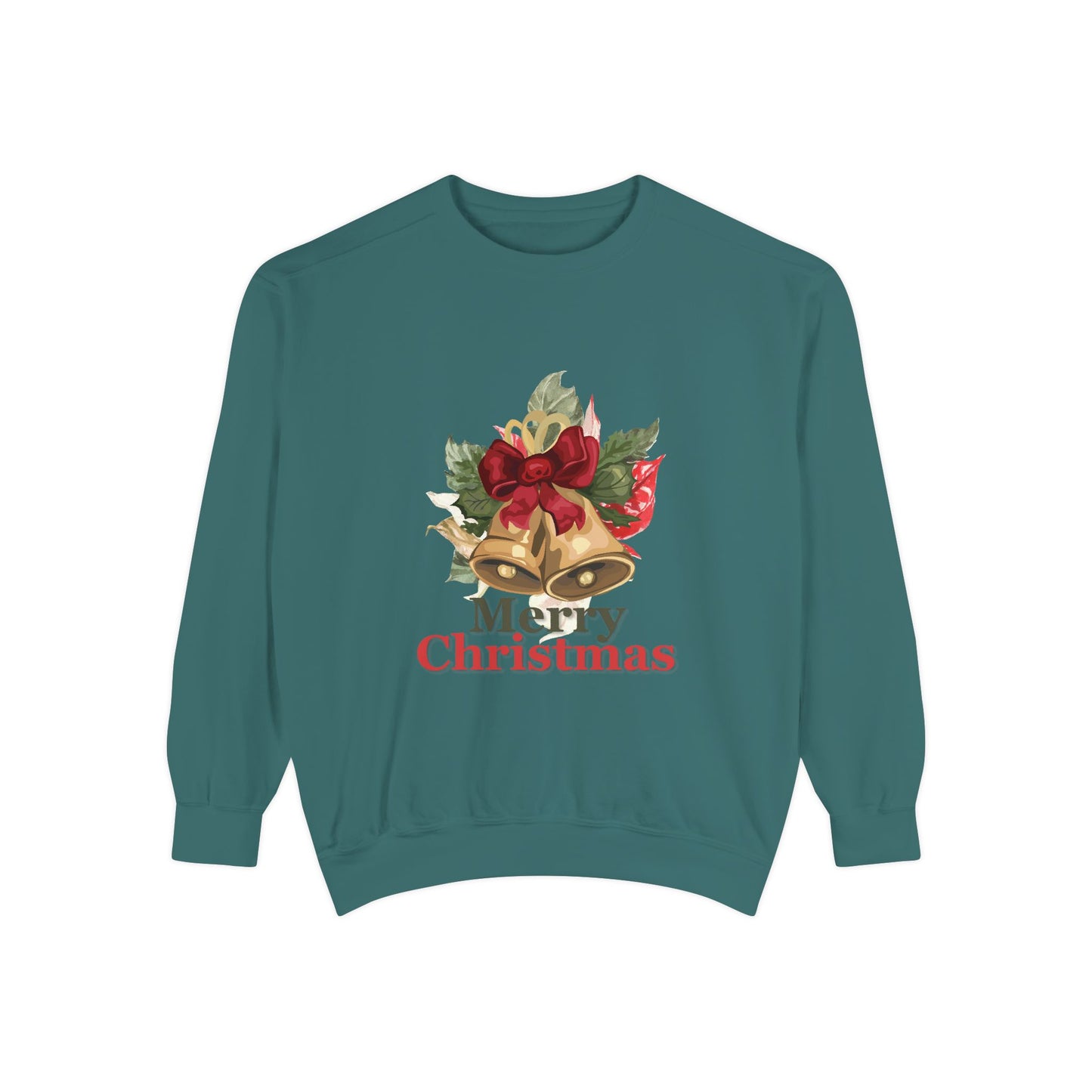 “Christmas Jingle Bells”Unisex Garment-Dyed Sweatshirt