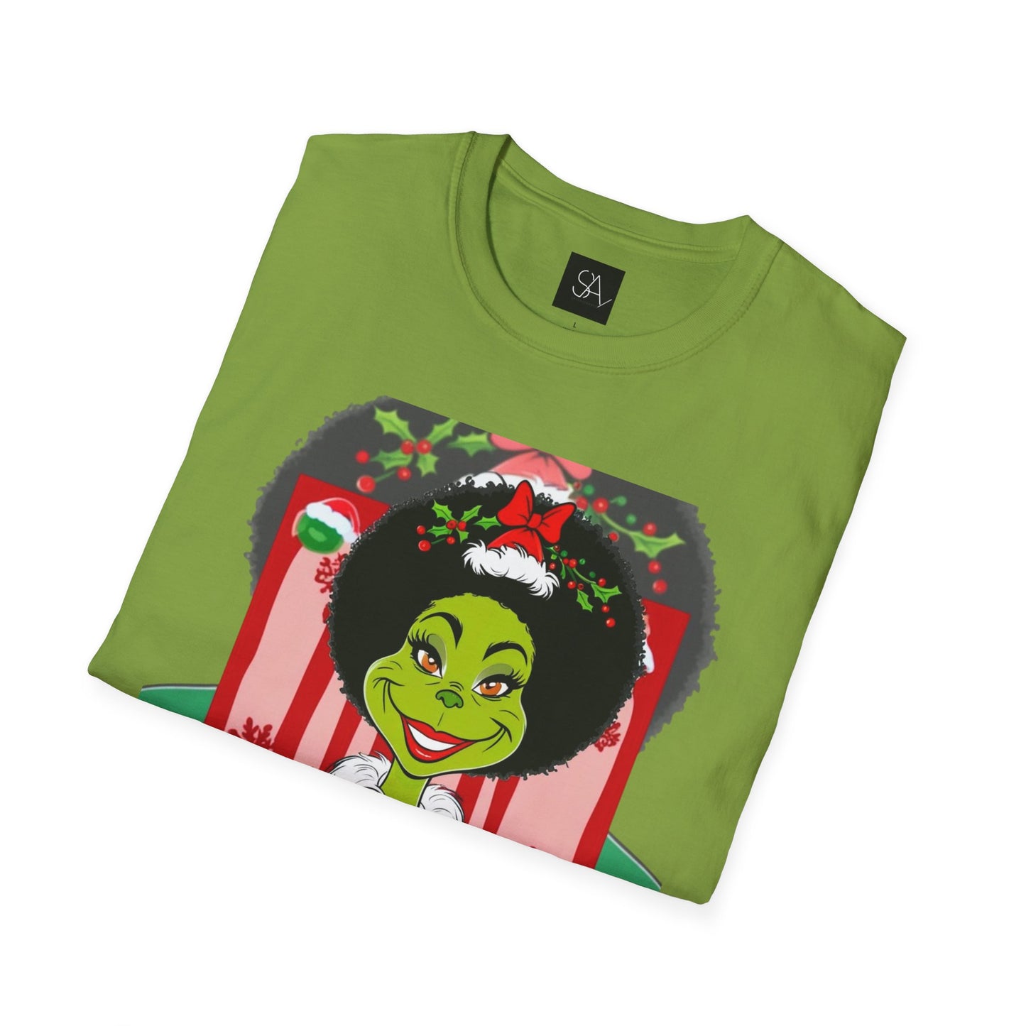 "Chocolate Grinch" Unisex Softstyle T-Shirt