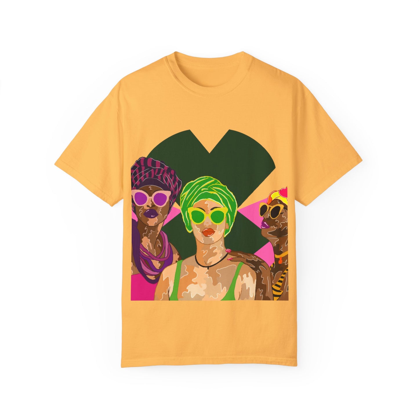 “Melaninpoppin” Unisex Garment-Dyed T-shirt