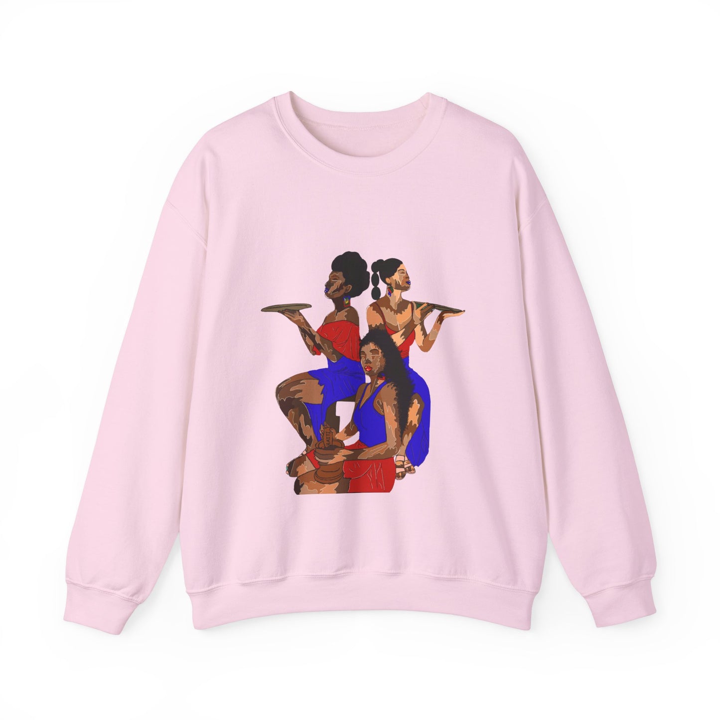 "Haitian women" Unisex Heavy Blend™ Crewneck Sweatshirt