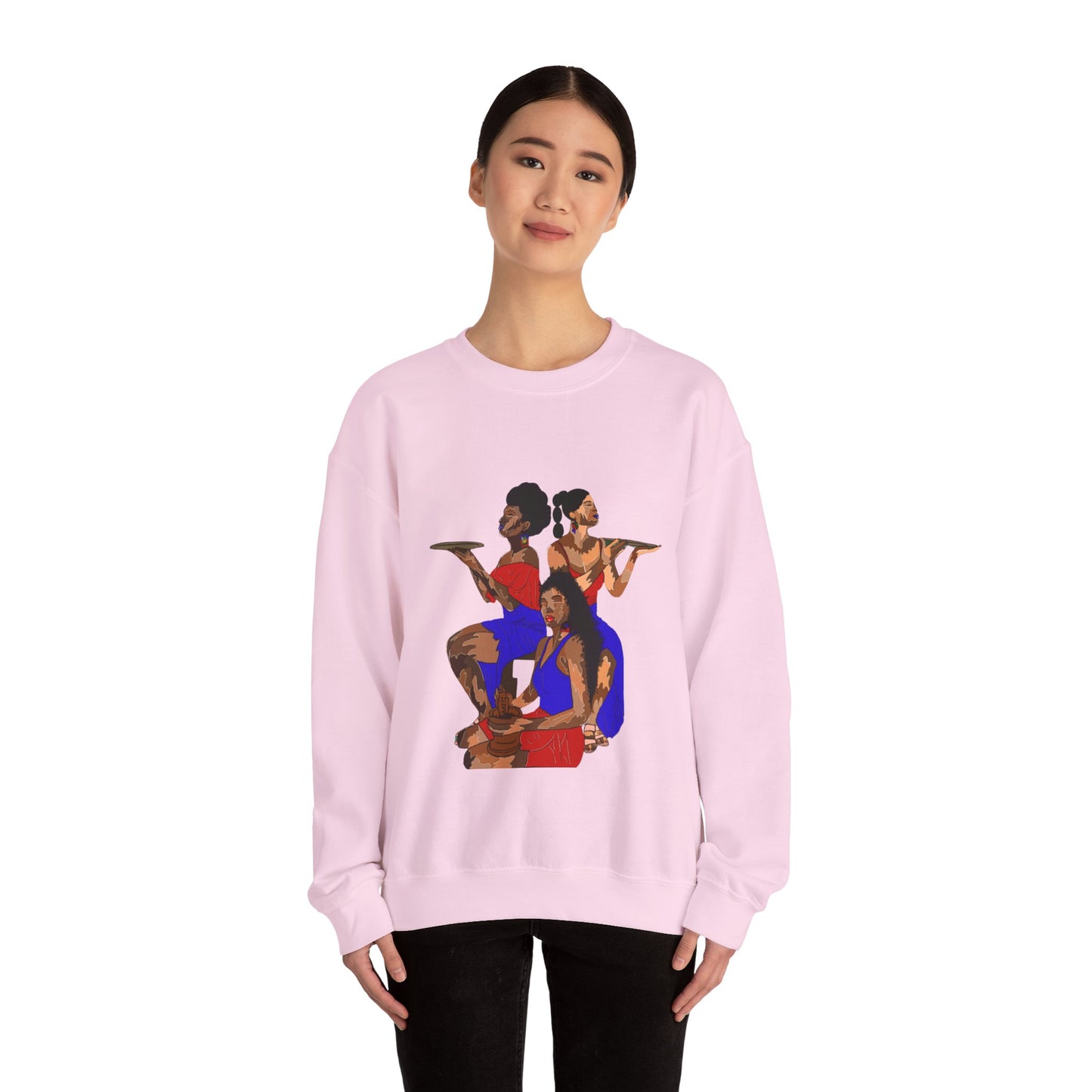 "Haitian women" Unisex Heavy Blend™ Crewneck Sweatshirt