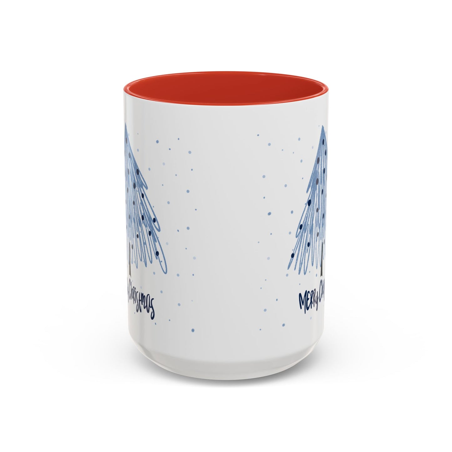 “Blue Christmas Tree” Accent Coffee Mug (11, 15oz)