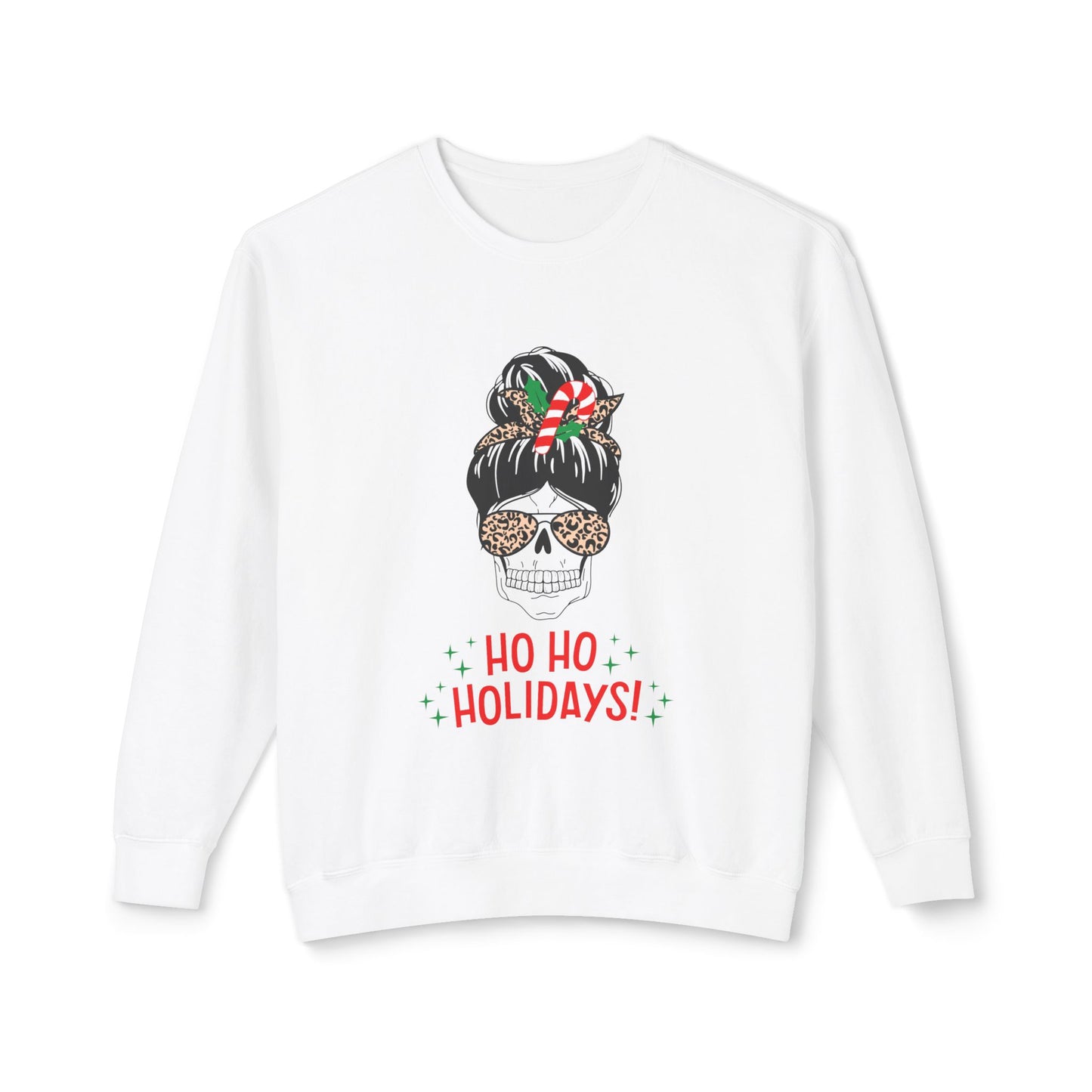 "Jingle Bells" Christmas Unisex Lightweight Crewneck Sweatshirt