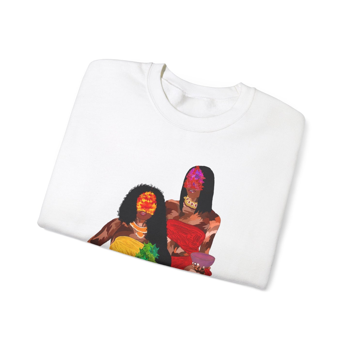 “Melanin Women”Unisex Heavy Blend™ Crewneck Sweatshirt