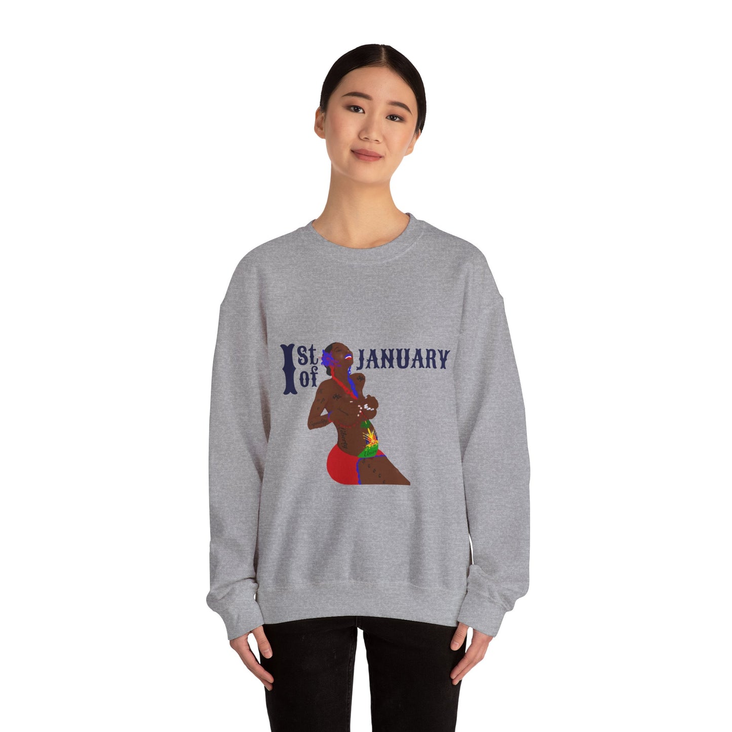 “1st of January” Copy of Unisex Heavy Blend™ Crewneck Sweatshirt