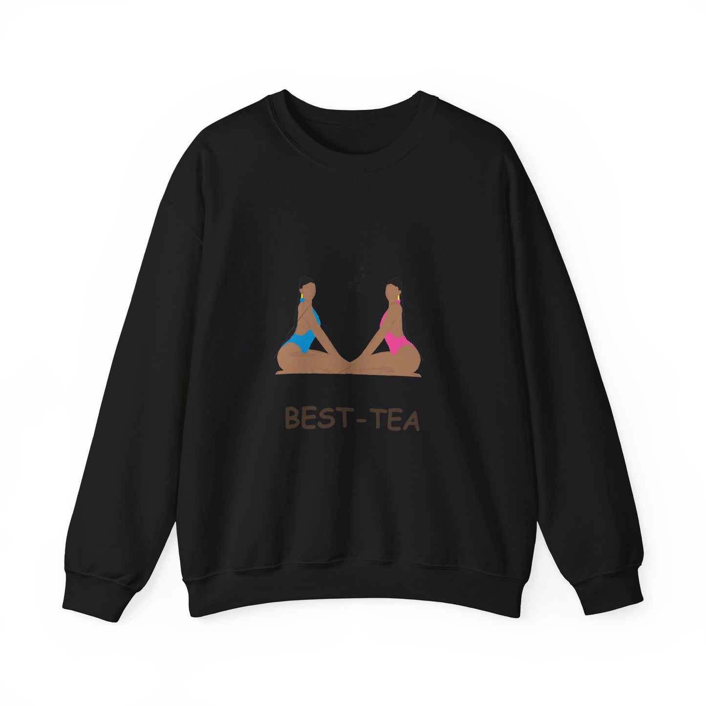 "Best Tea, besties" Unisex Heavy Blend™ Crewneck Sweatshirt