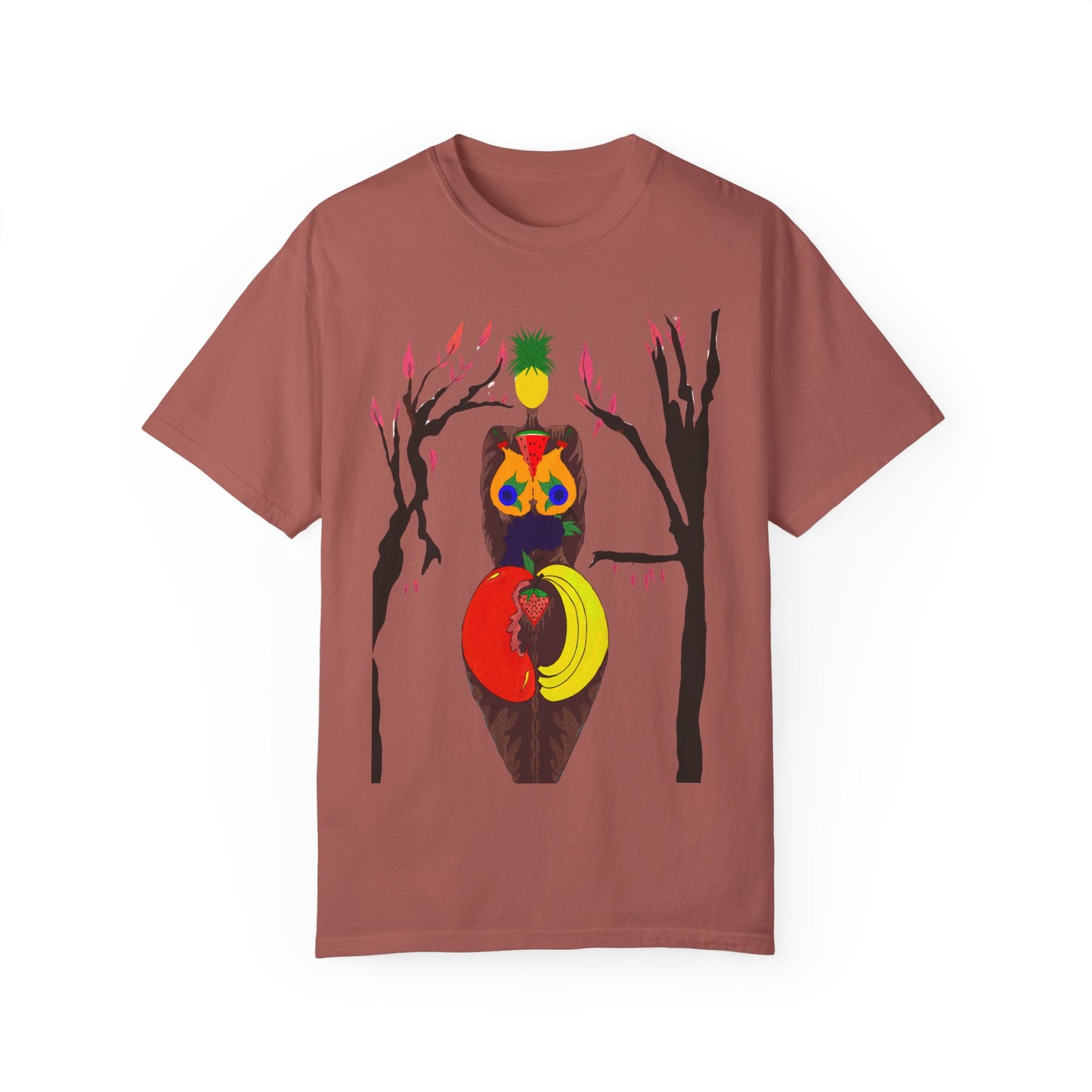 "Melanin Fruity Body" Unisex Garment-Dyed T-shirt