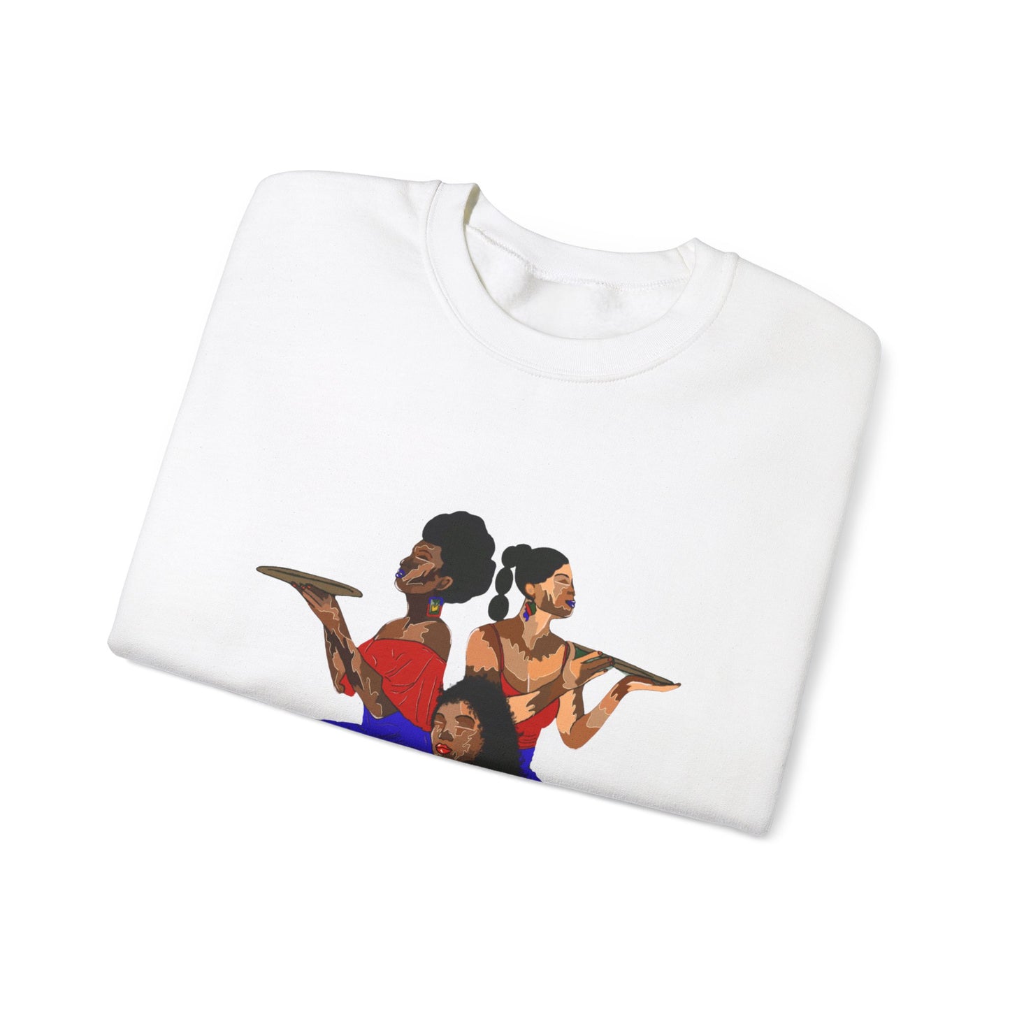 "Haitian women" Unisex Heavy Blend™ Crewneck Sweatshirt